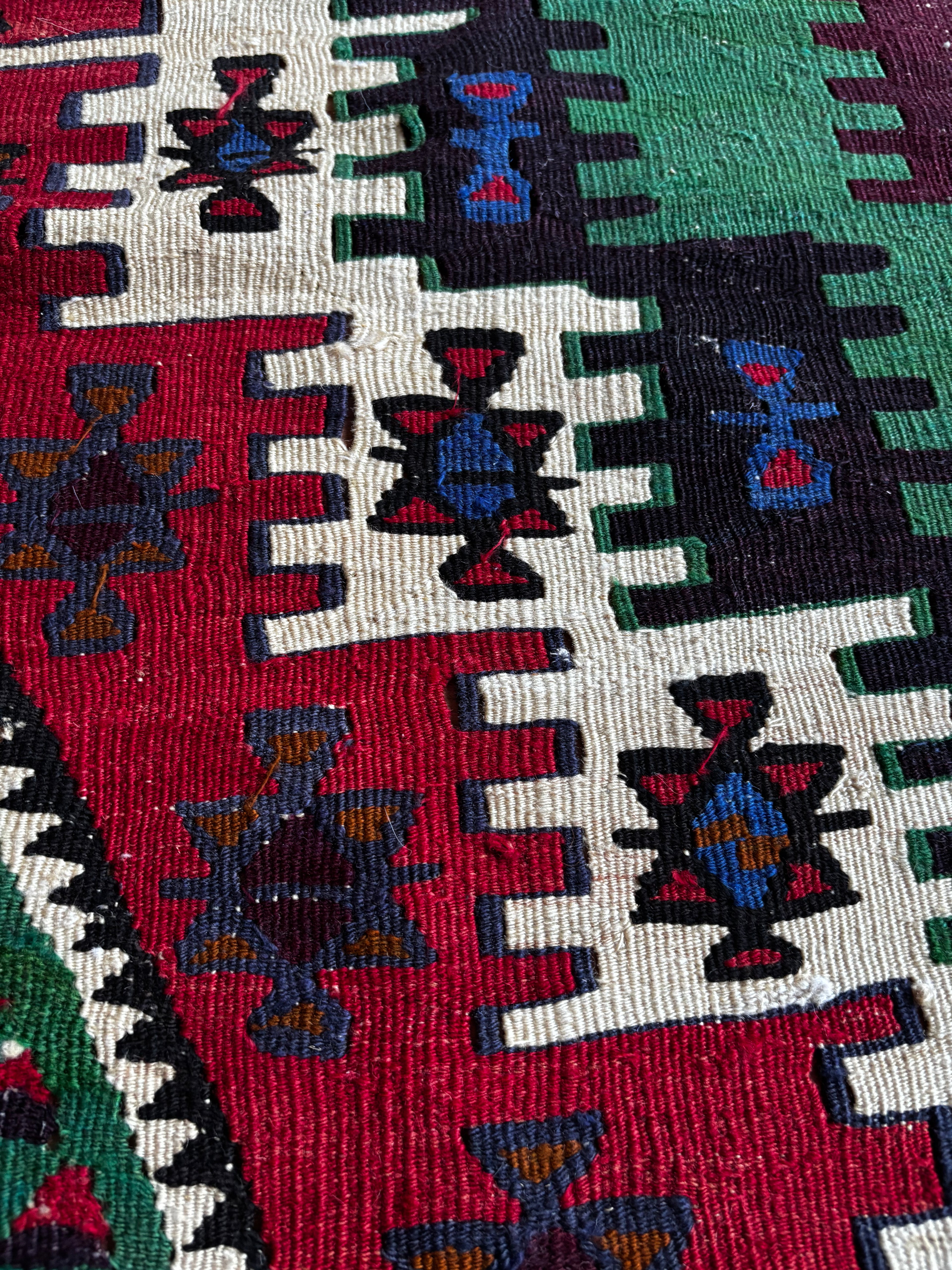 170 × 390 cm | 2-in-1 Handmade Anatolian Kilim
