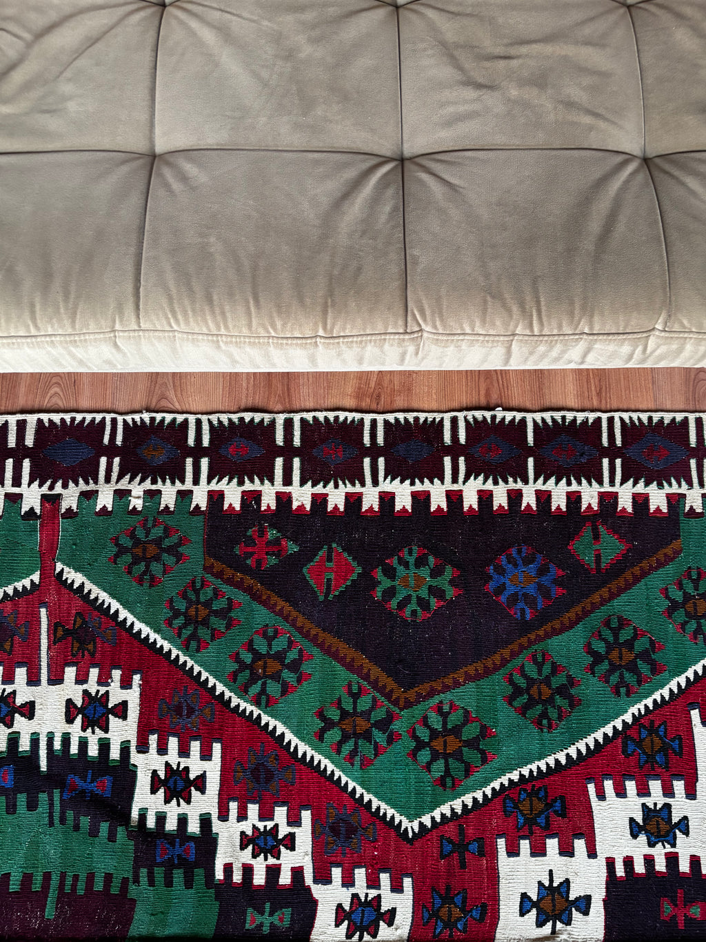 170 × 390 cm | 2-in-1 Handmade Anatolian Kilim