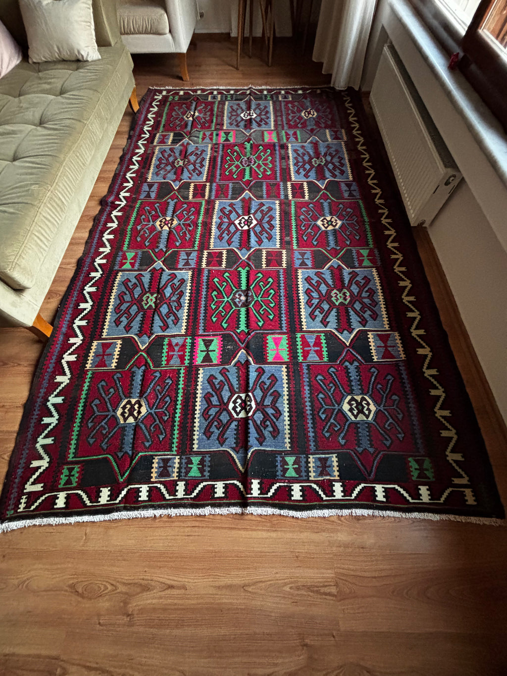 320 × 185 cm - Daghestan Kuba Kilim