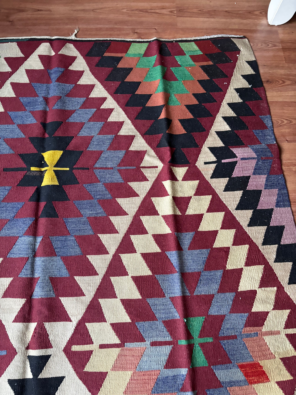175 × 345 cm | Handmade Uşak Kelle Boyu Wool Kilim