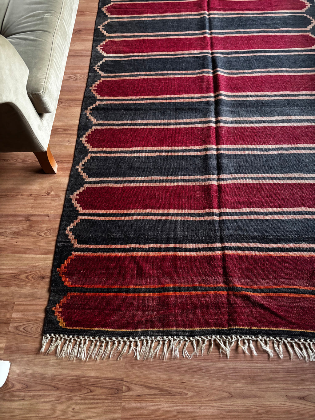 135 × 350 cm | Handmade Sivas Wool Runner Kilim