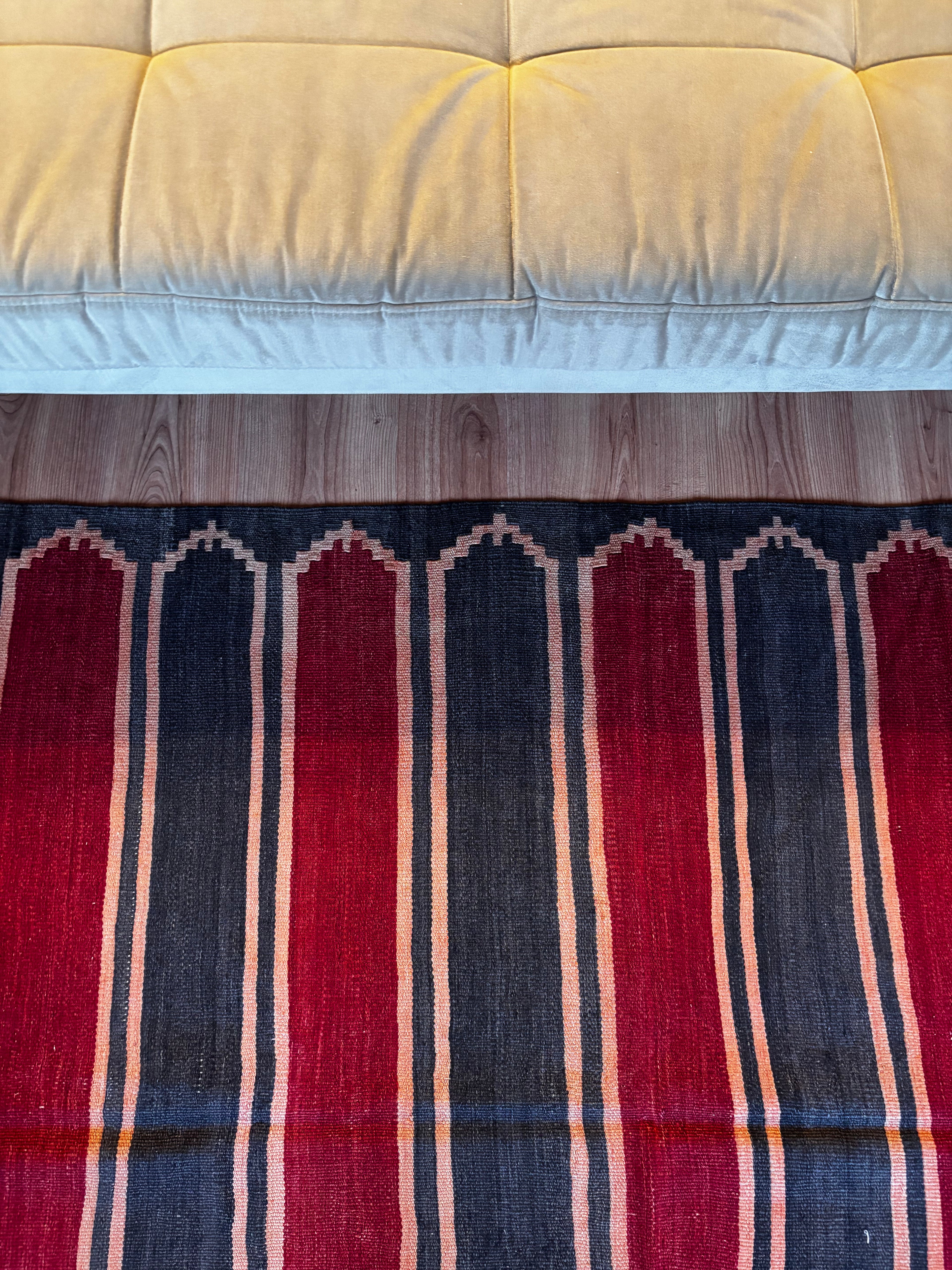 135 × 350 cm | Handmade Sivas Wool Runner Kilim