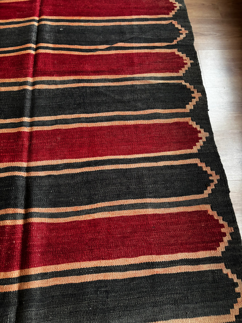 135 × 350 cm | Handmade Sivas Wool Runner Kilim
