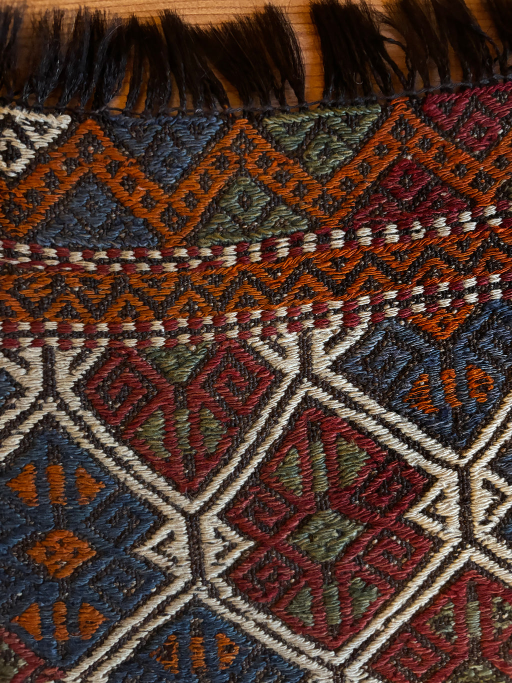 155 × 315 cm | Handmade Mersin Mut Cicim Wool Kilim