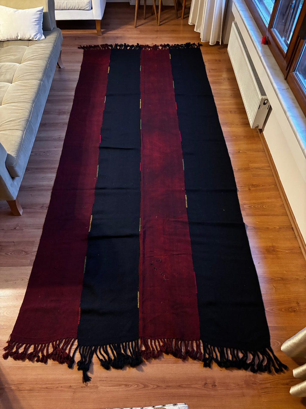 142 × 350 cm | Handmade Anatolian Wool Kilim Runner
