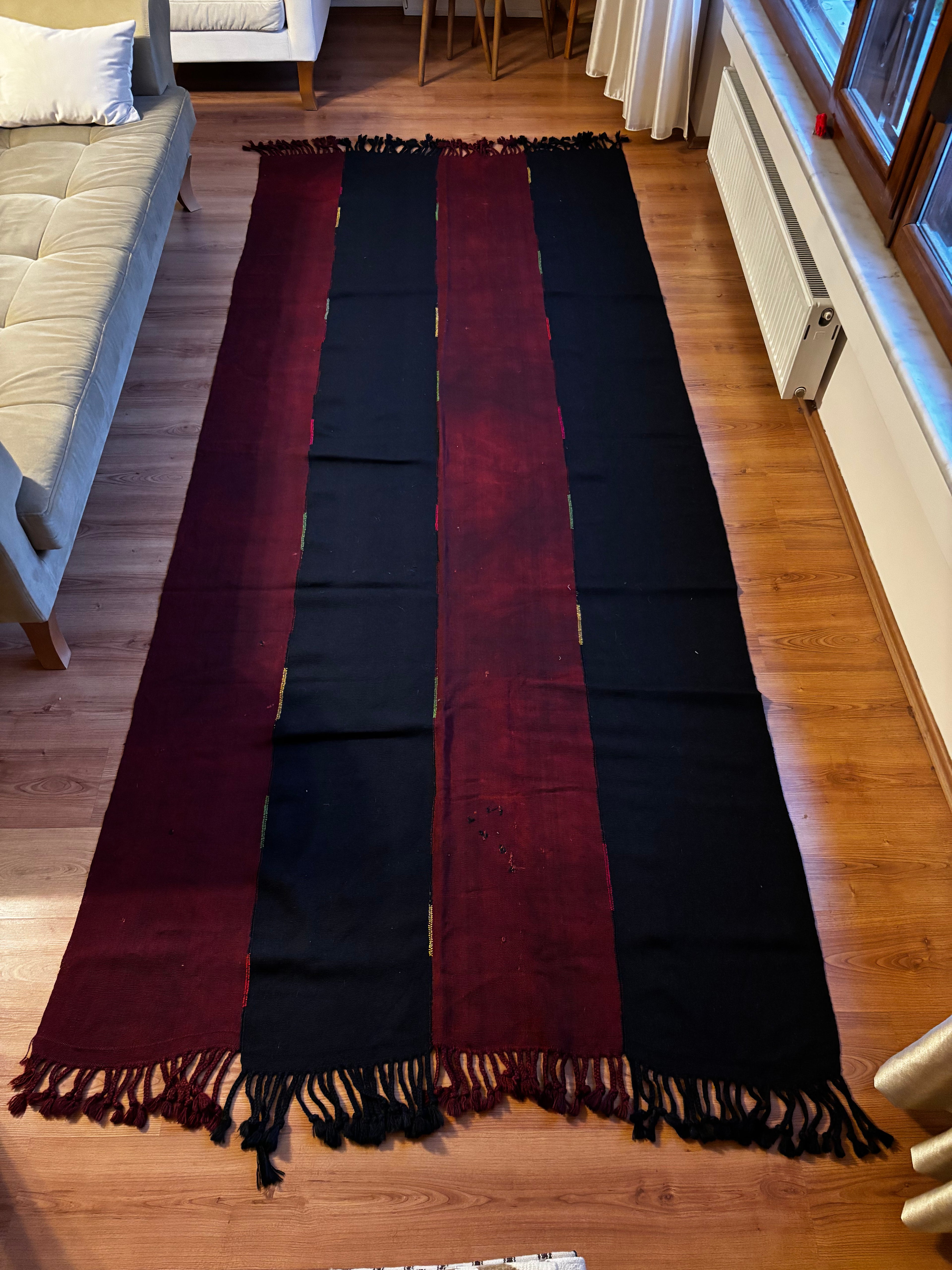 142 × 350 cm | Handmade Anatolian Wool Kilim Runner