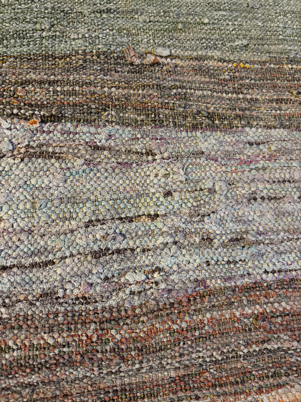 170 × 250 cm | Handmade Recycled Cotton Kilim