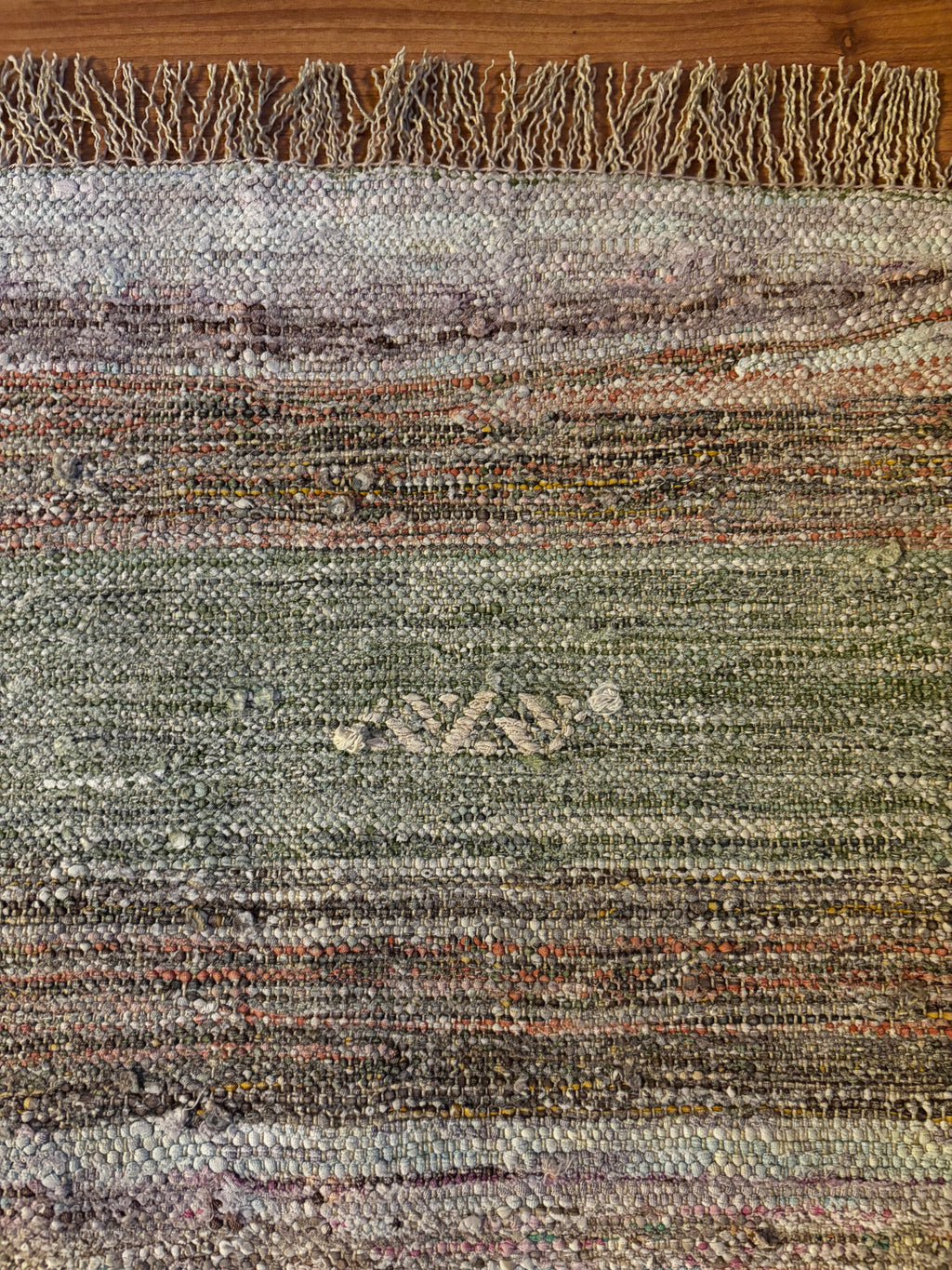 170 × 250 cm | Handmade Recycled Cotton Kilim