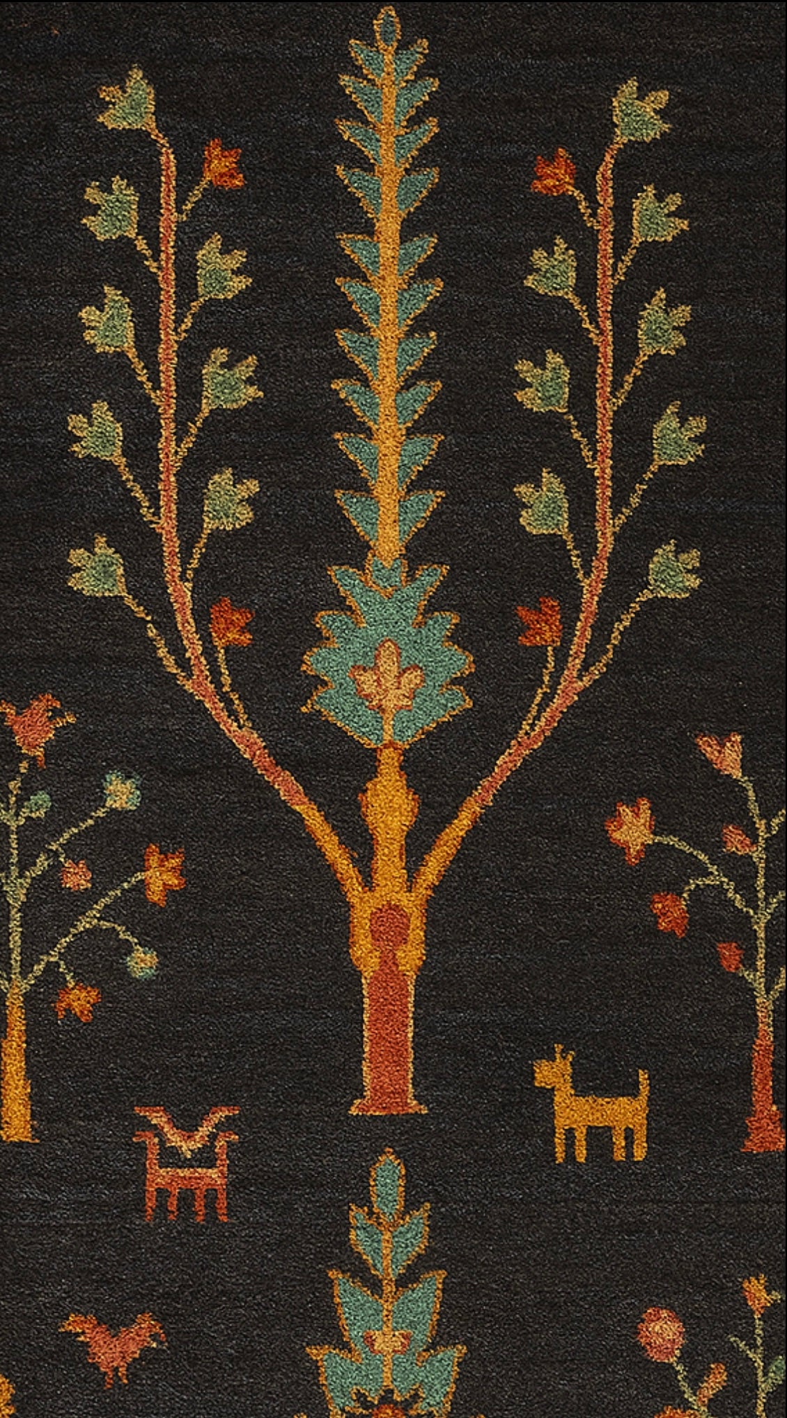 Afghan Sultani Tree of Life Rug – 170×240 cm | Handwoven Wool Tribal Carpet