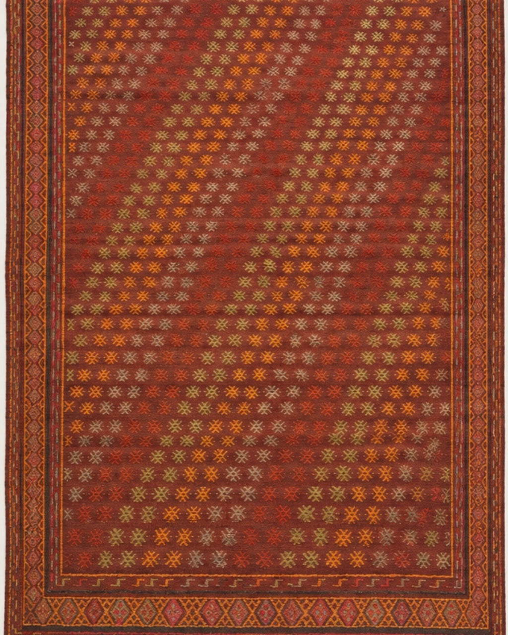 Turkish Kilim – Terracotta · 200 × 275 cm