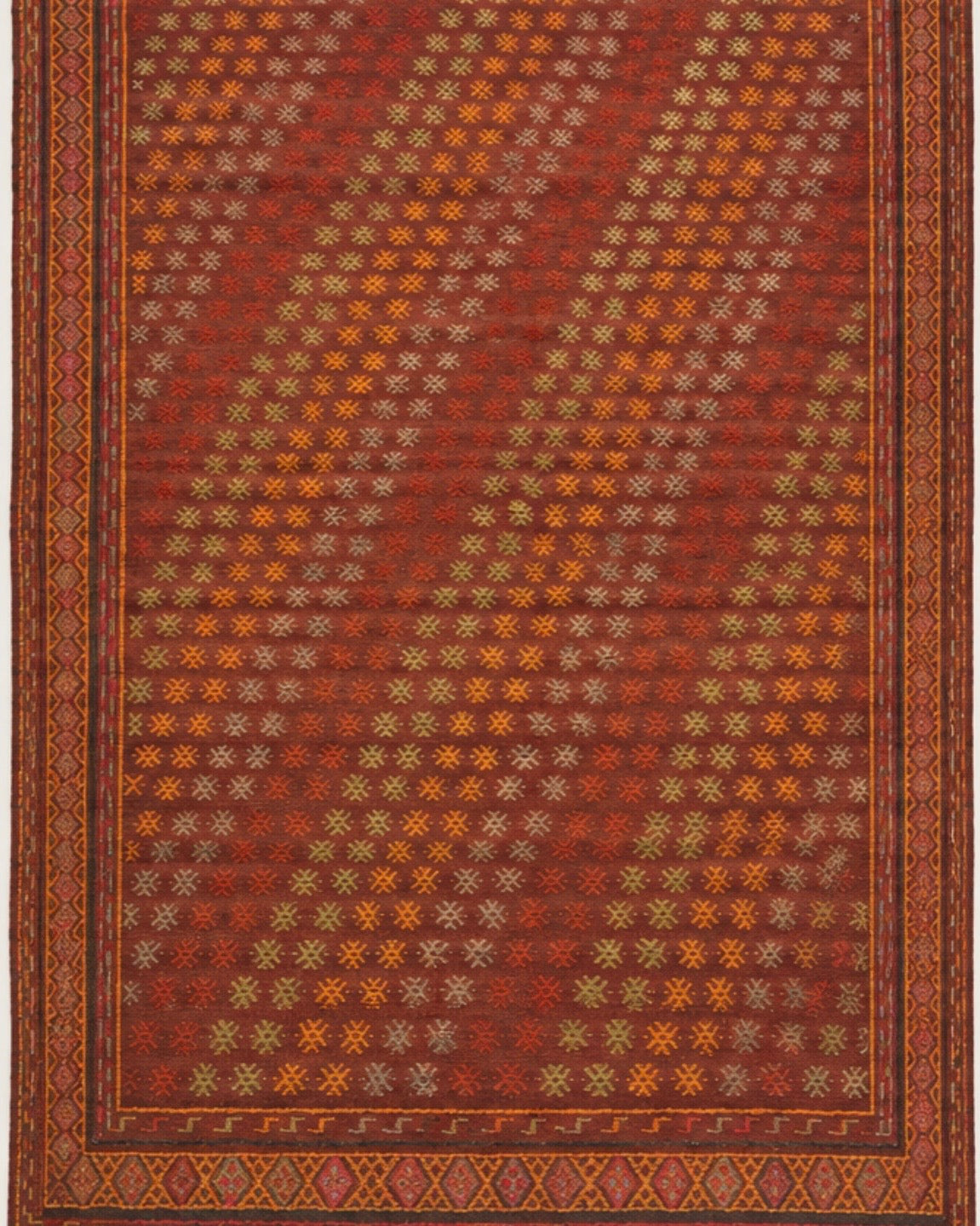 Turkish Kilim – Terracotta · 200 × 275 cm