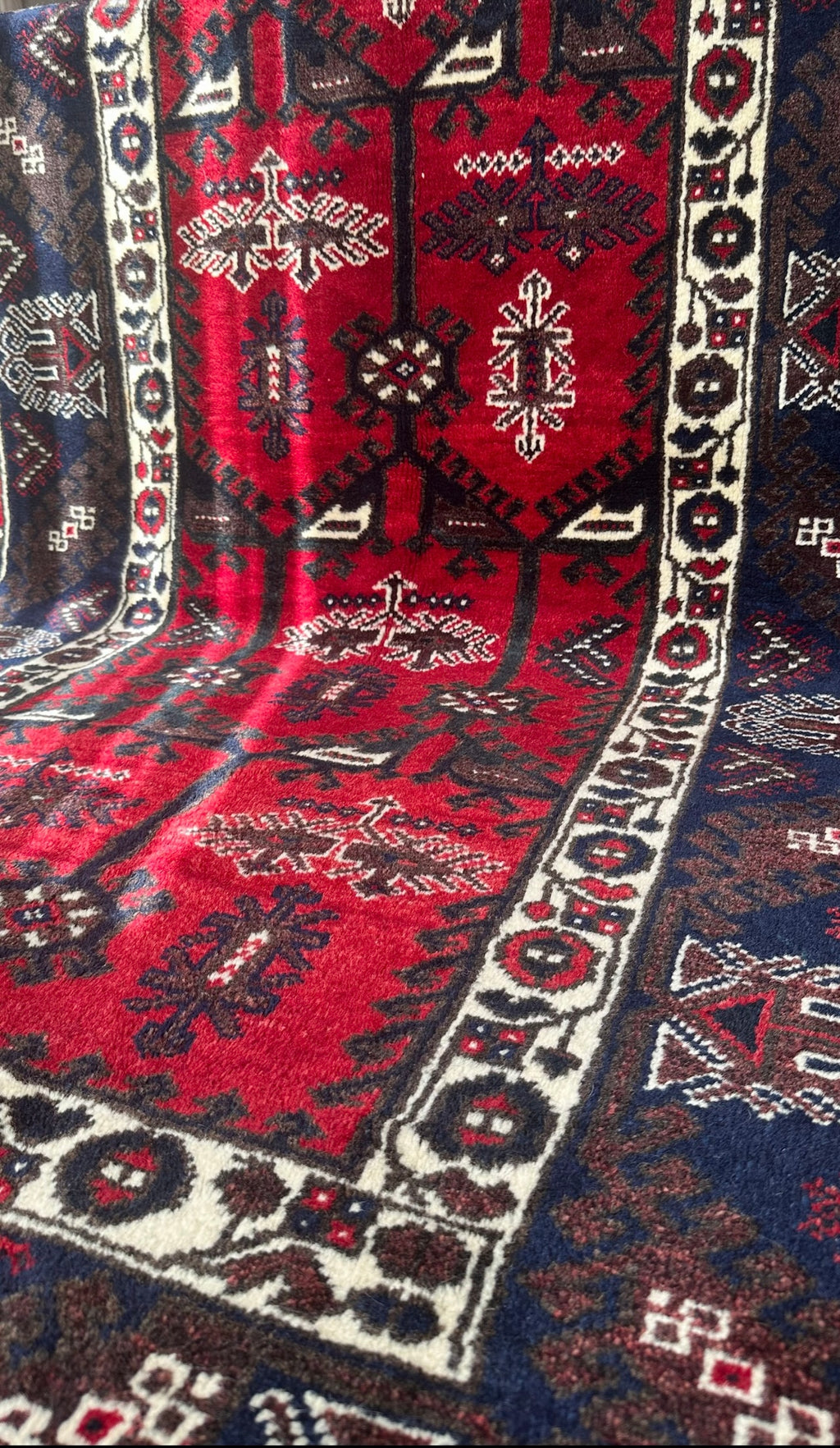 Türk Dokuma Altın Kilimi – 130×260 cm | El Dokuma Yün Kilim