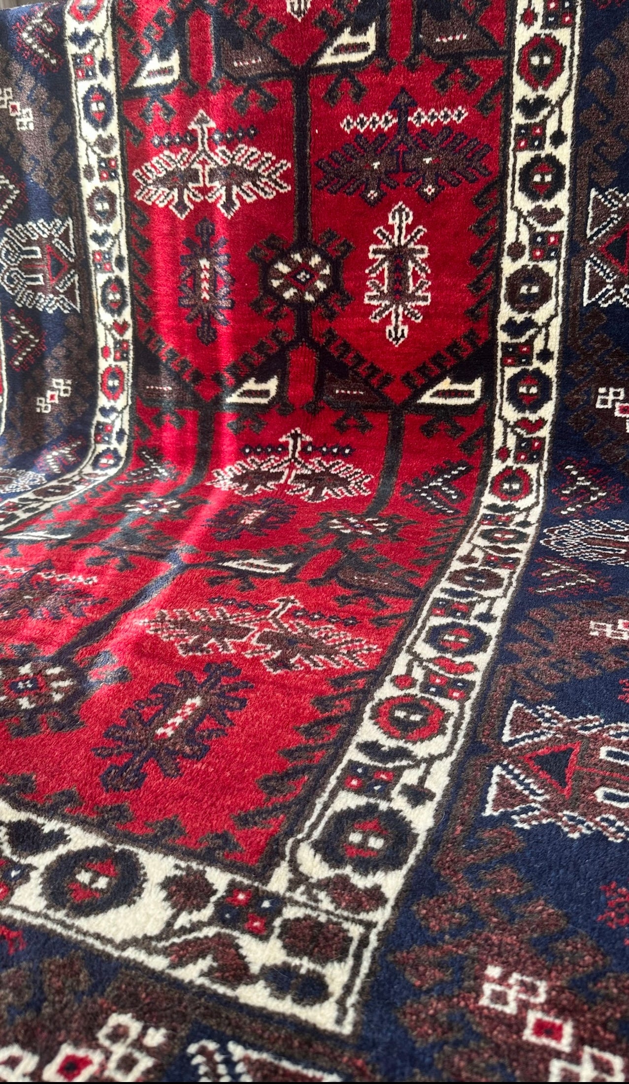 Turkish Dösemealtı Rug – 130×260 cm | Handwoven Wool Carpet