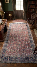 150 Year Old Authentic Isparta Turkish Rug – Handwoven Wool – 187x342 cm