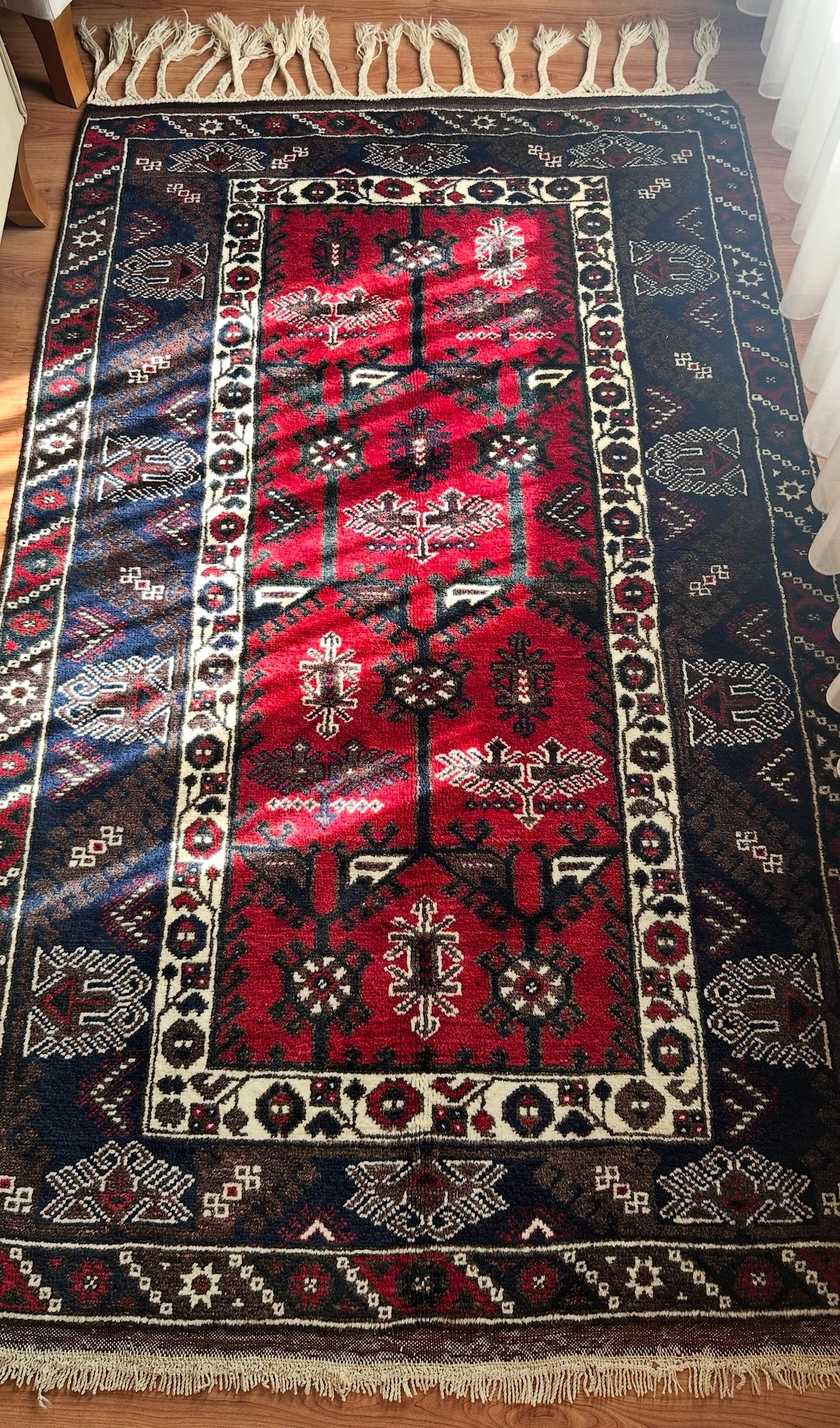 Turkish Dösemealtı Rug – 130×260 cm | Handwoven Wool Carpet