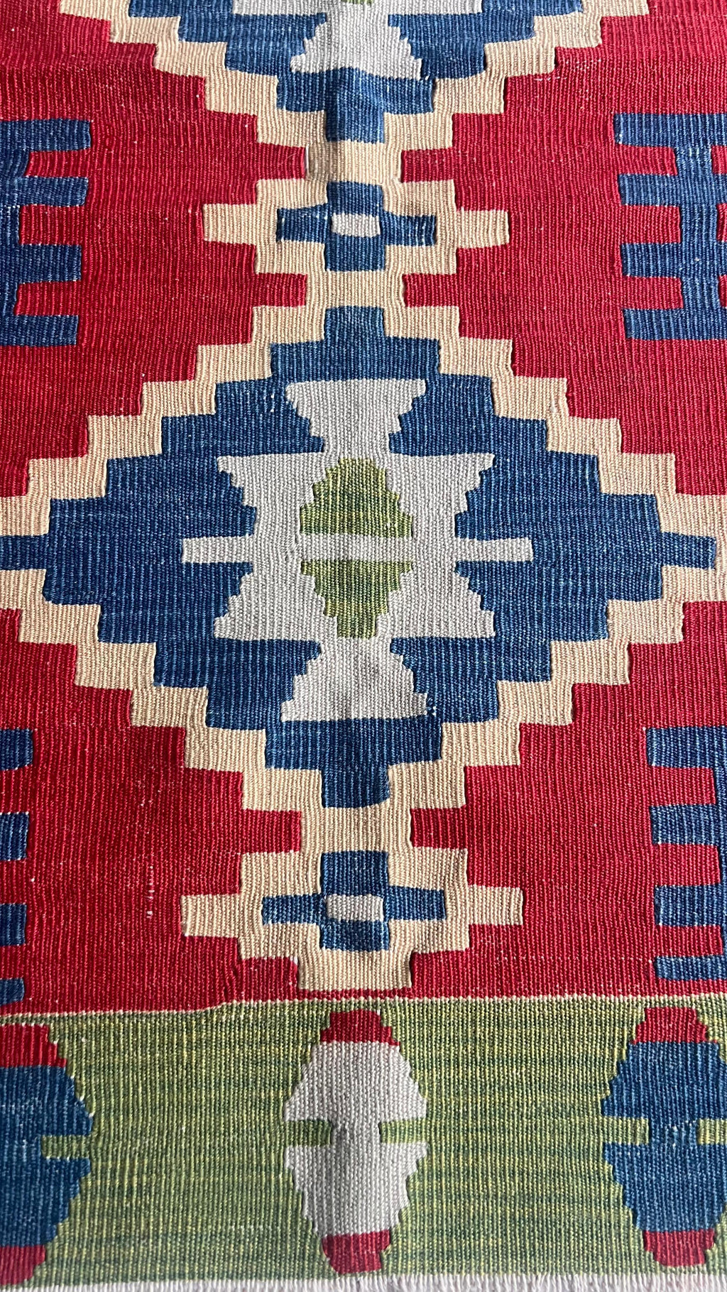 Handmade Turkish Kayseri Kilim – 85 × 190 cm