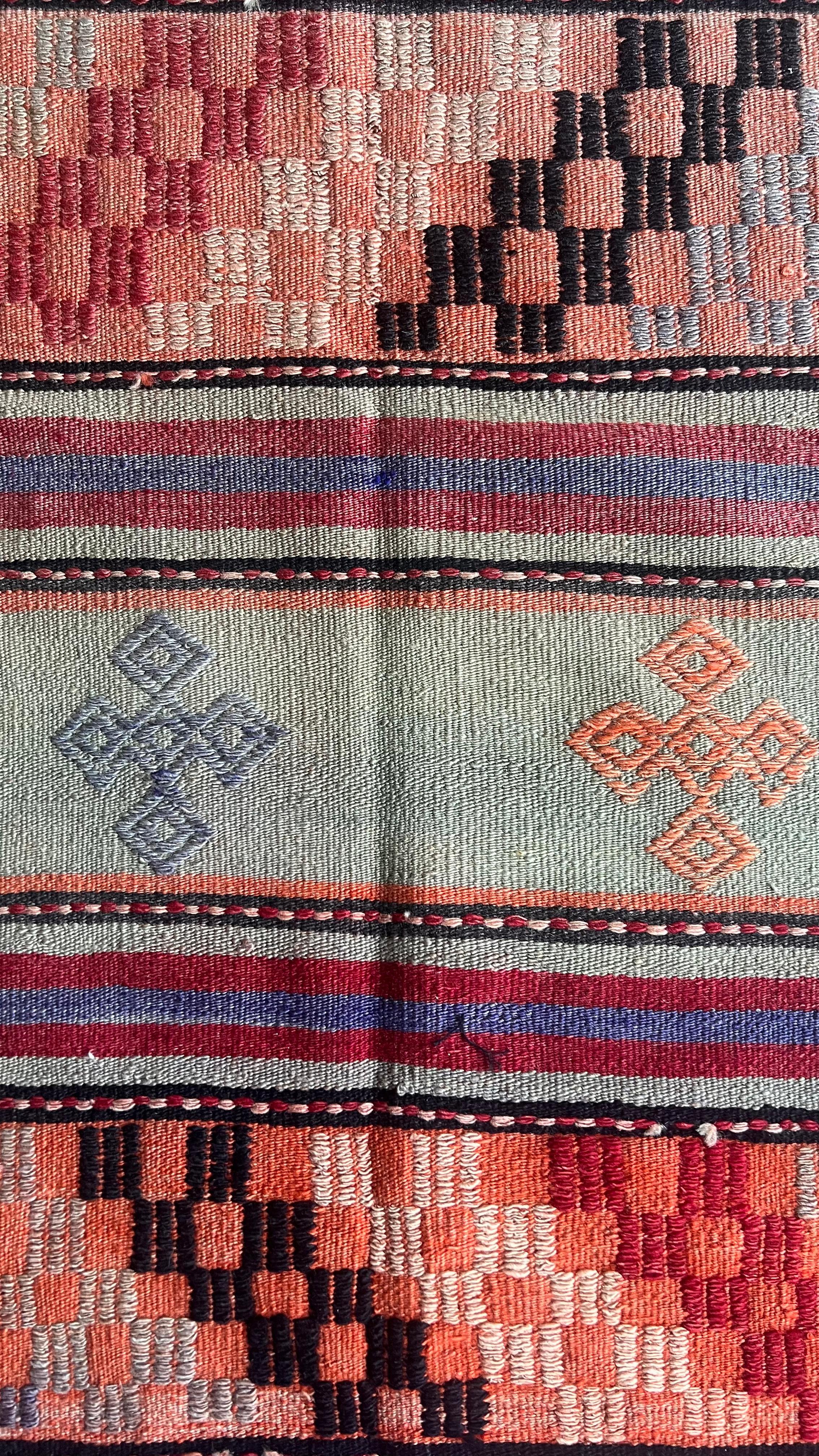 Handmade Turkish Balıkesir Kilim – 176 × 176 cm