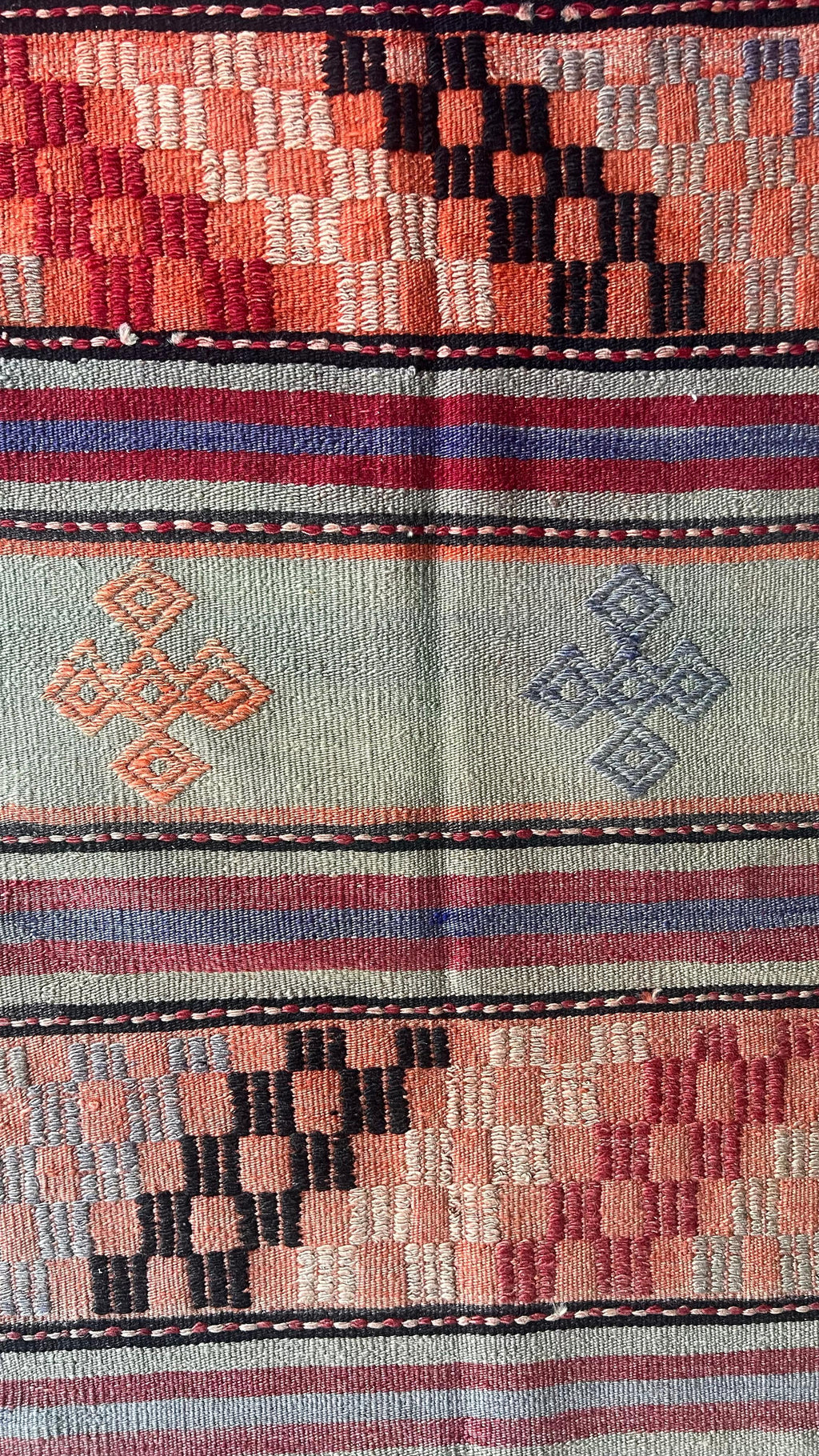 Handmade Turkish Balıkesir Kilim – 176 × 176 cm