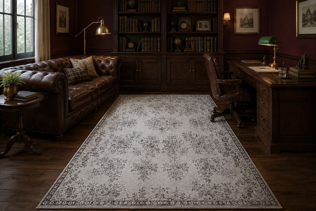 100-Year-Old Turkish Rug – 183 × 278 cm – Handmade Wool & Cotton – Antique Anatolian Carpet