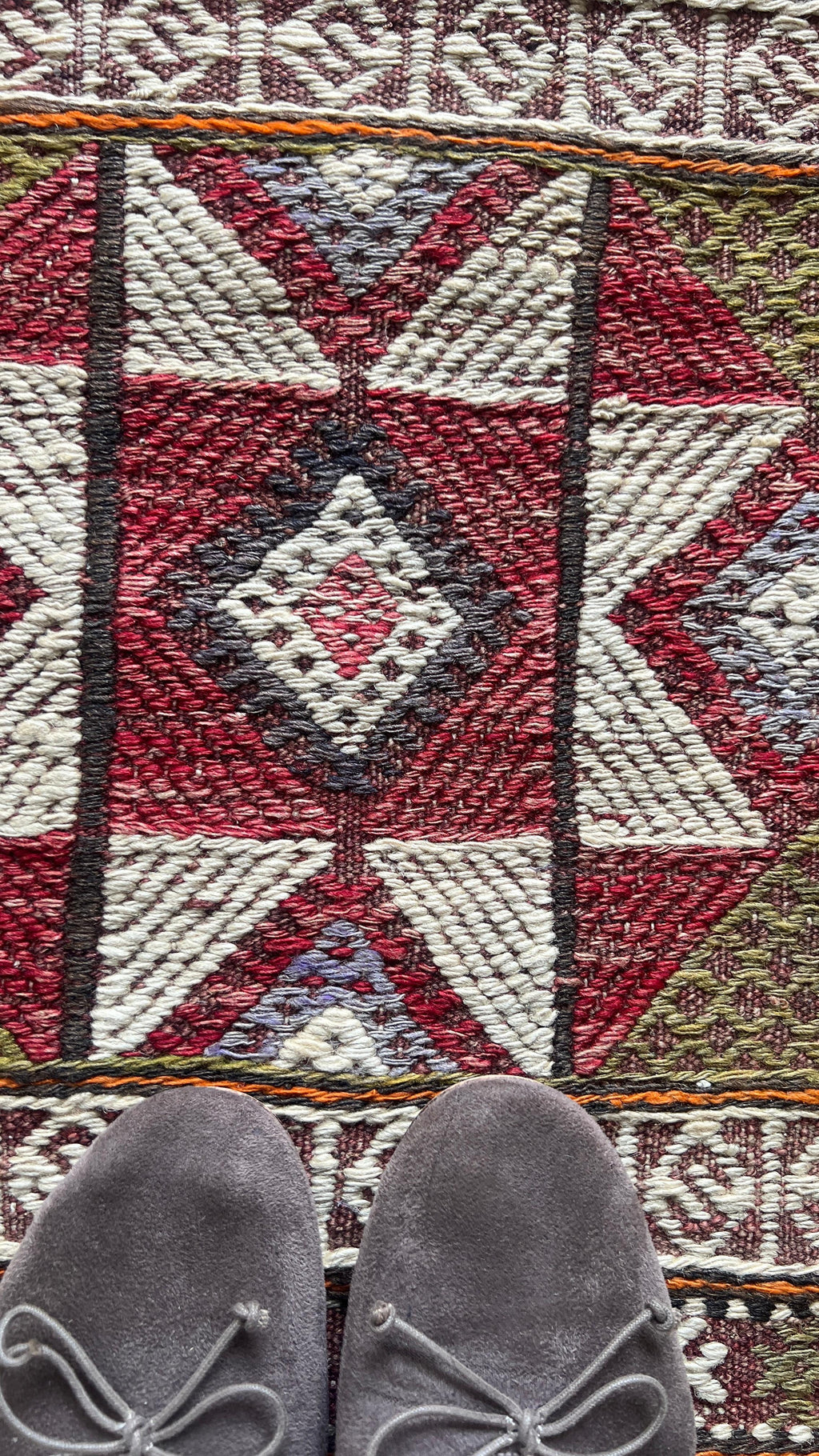 Balikesir Cicim Kilim – 167x254 cm – Handwoven Wool – Vintage Tribal Turkish Rug