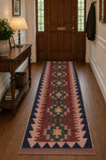 Handwoven Anatolian Kilim Runner – 79x227 cm – Wool Hallway Rug – Tribal Vintage Style