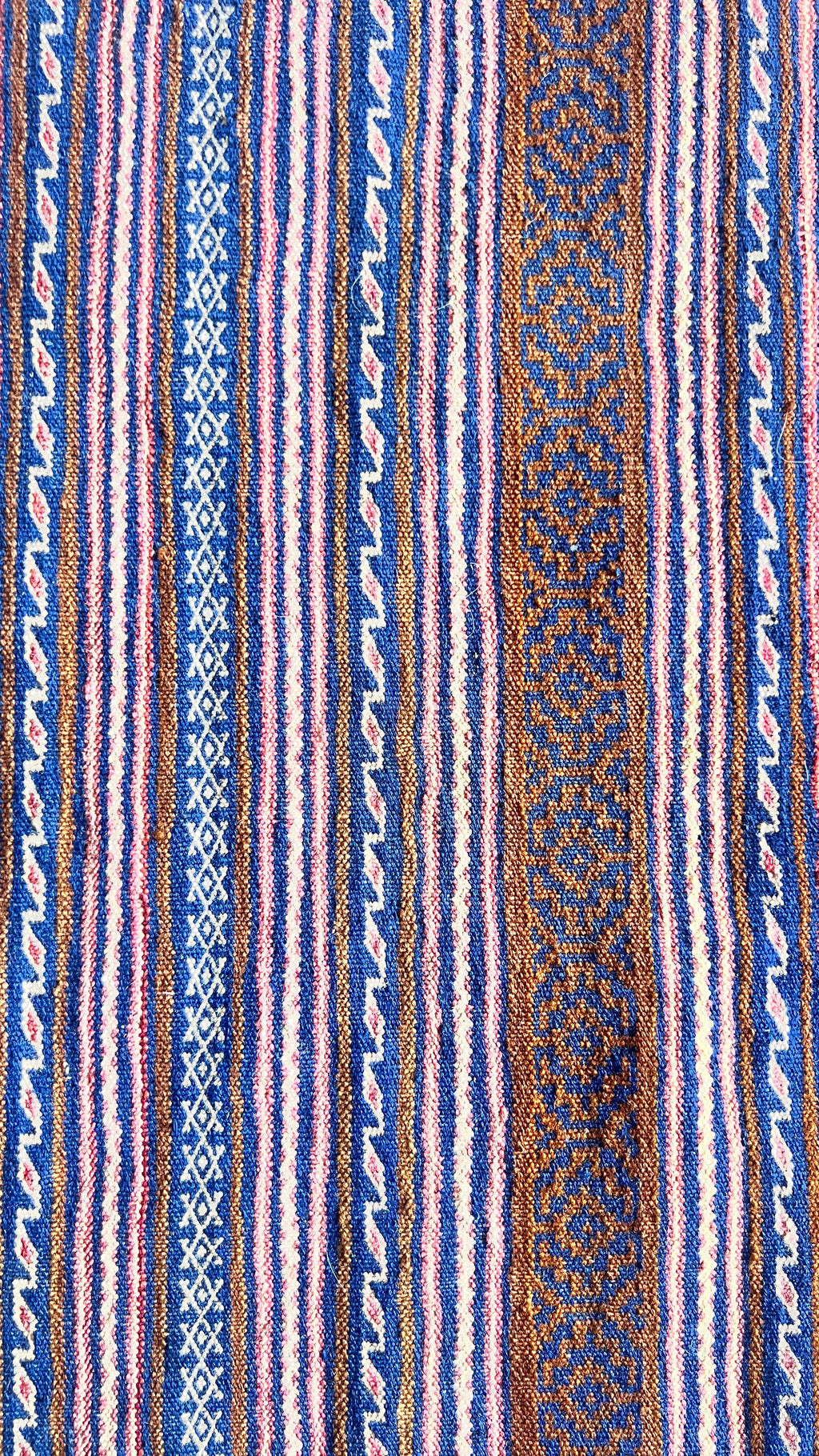 Handwoven Afghan Kilim 148x189 cm – Wool Flatweave Rug – Bold Tribal Bohemian Carpet