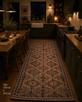 Mut Cicim Kilim 130x310 cm – Handwoven Wool Runner – Neutral Tribal Anatolian Rug