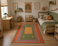 Vintage Uşak Kilim 171x270 cm – Handwoven Wool Turkish Rug – Colourful Anatolian Flatweave
