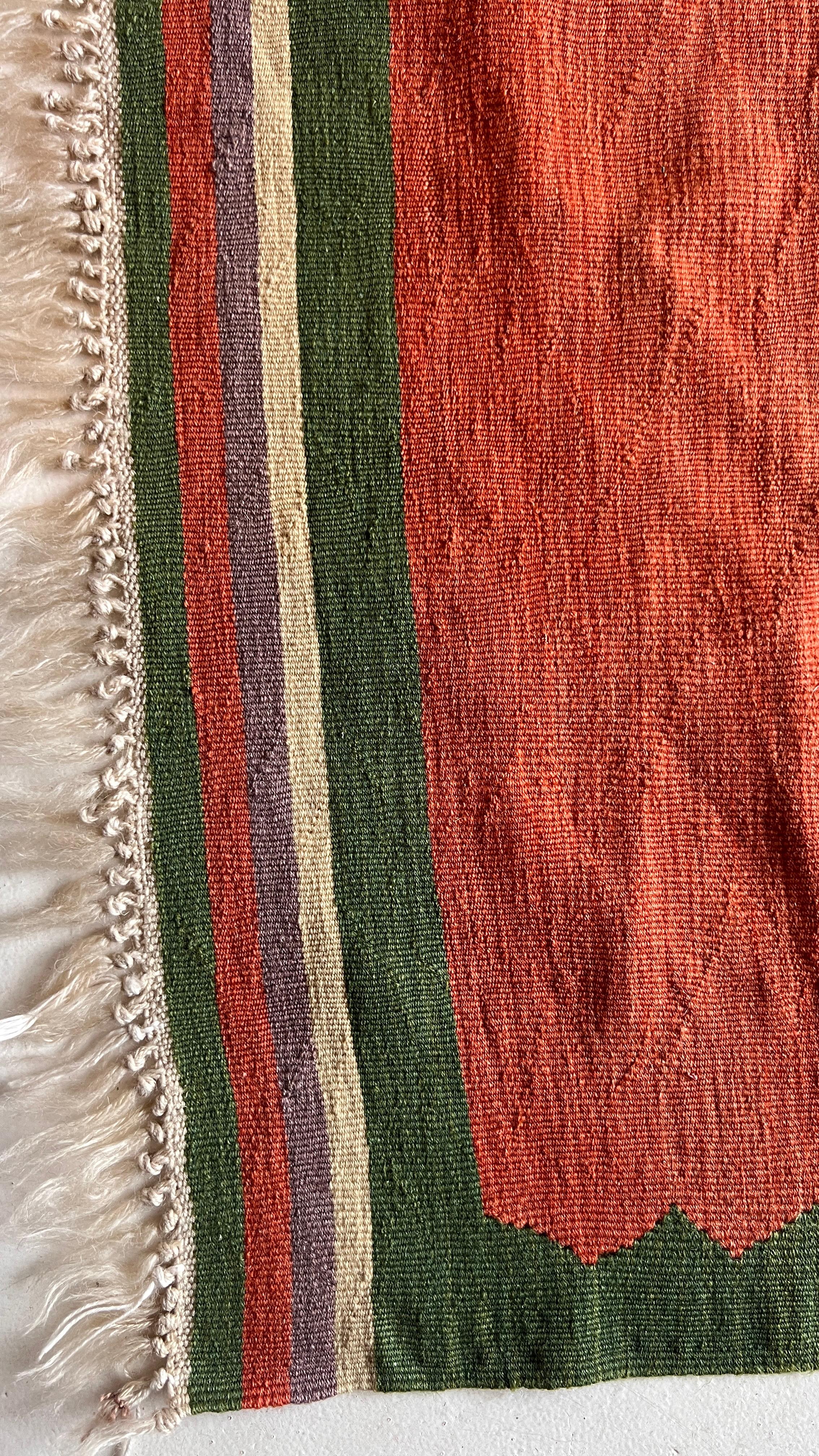 Vintage Uşak Kilim 171x270 cm – Handwoven Wool Turkish Rug – Colourful Anatolian Flatweave