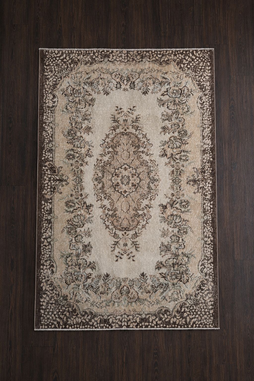 Antique Turkish Vintage Rug – 177 × 271 cm – Handmade Wool Anatolian Rug