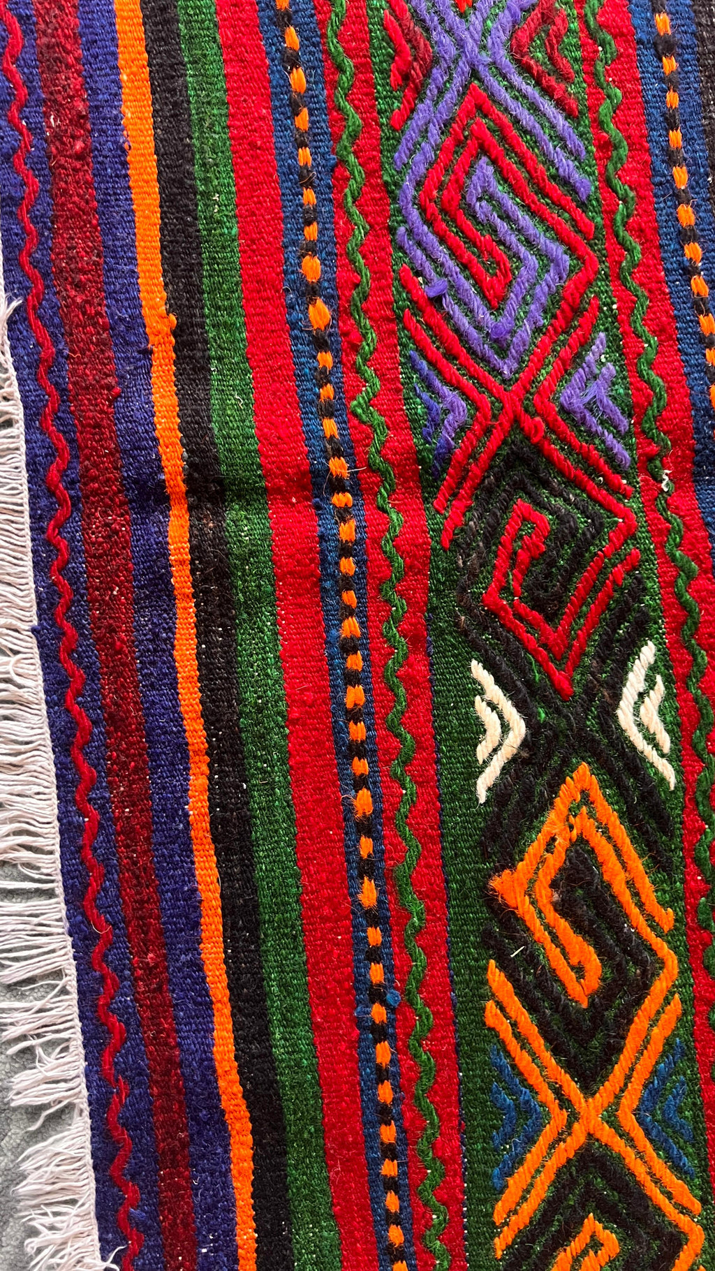 Vintage Anatolian Sivas Kilim – 181 × 186 cm – Handmade Wool Tribal Rug