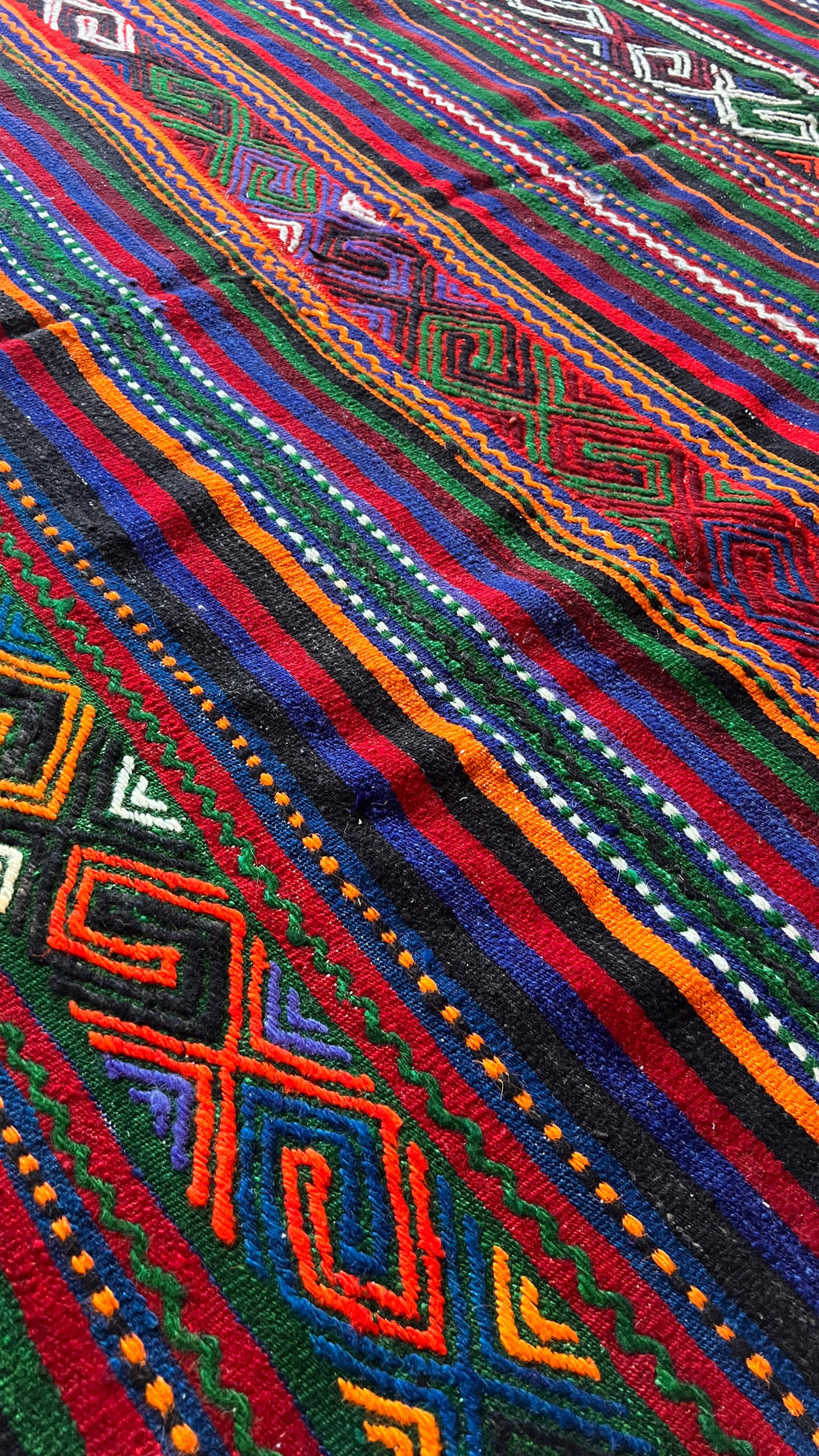 Vintage Anatolian Sivas Kilim – 181 × 186 cm – Handmade Wool Tribal Rug