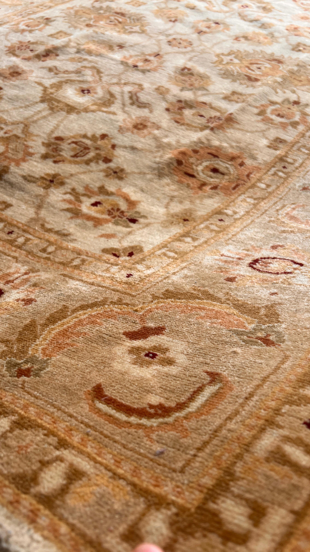 Ottoman Uşak Wool Rug – 173x240 cm – Handmade Turkish Classic Rug