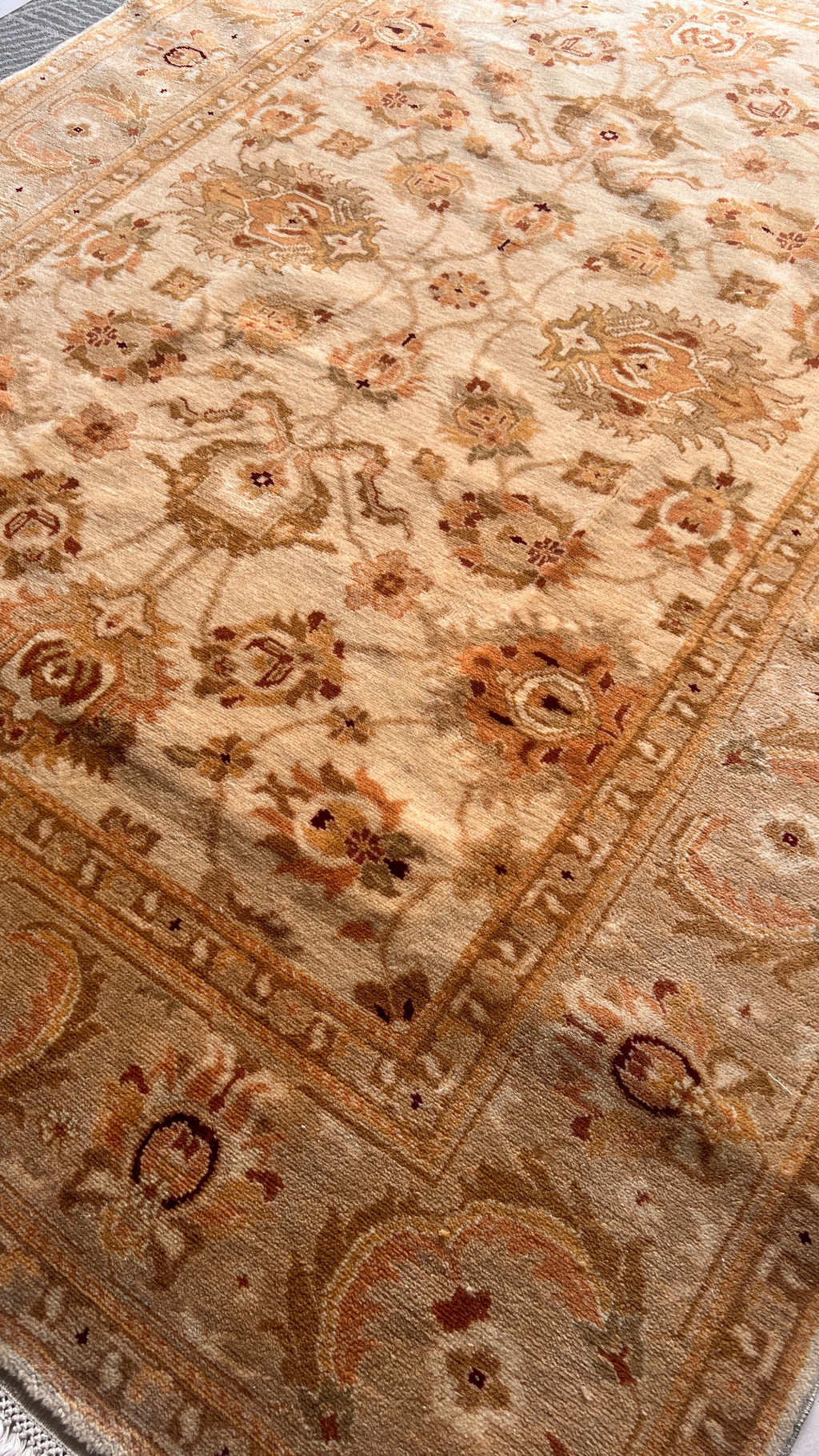 Ottoman Uşak Wool Rug – 173x240 cm – Handmade Turkish Classic Rug