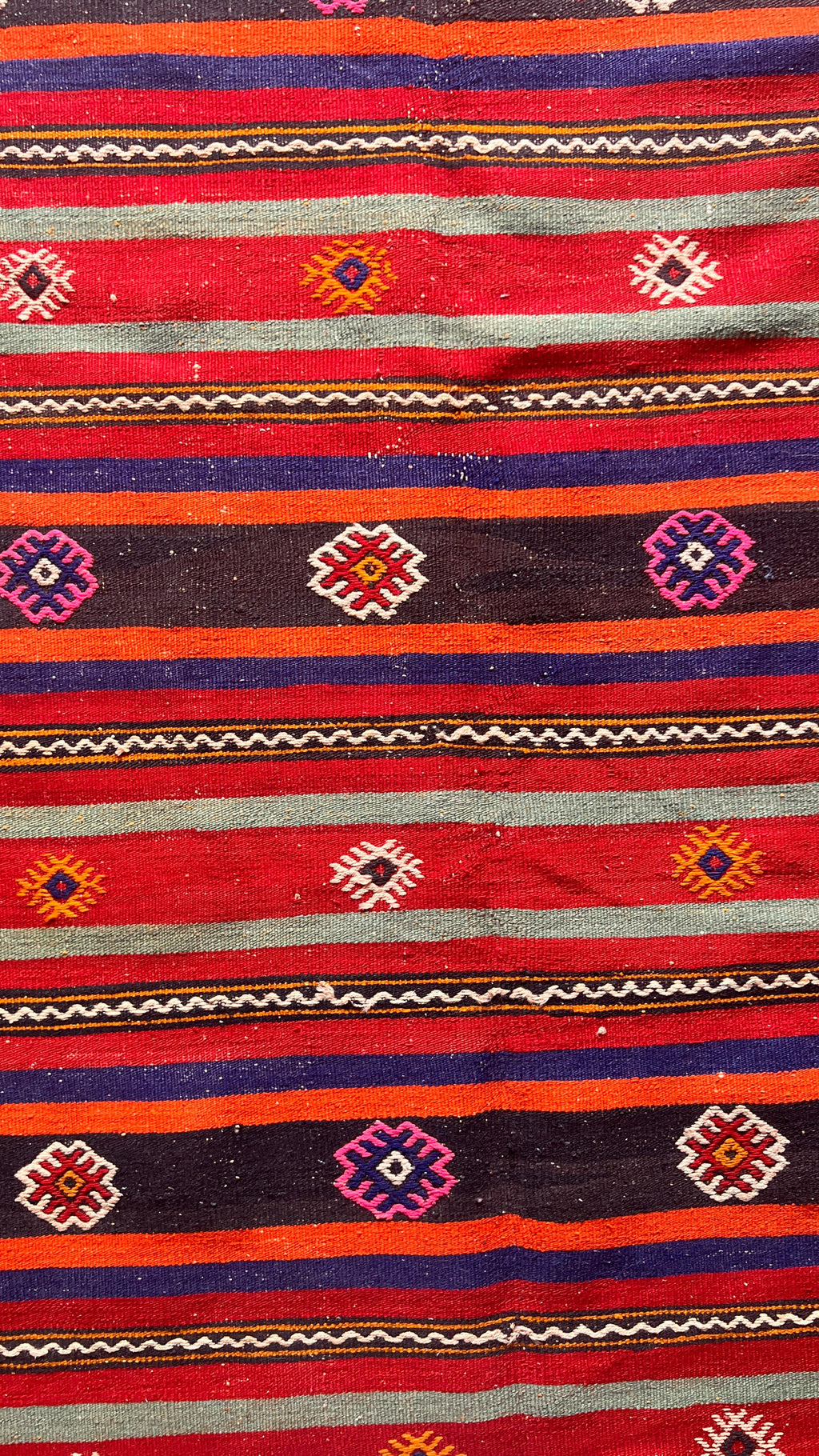 60-Year-Old Handmade Sivas Cicim Kilim – 168 × 308 cm – Vintage Turkish Wool Rug