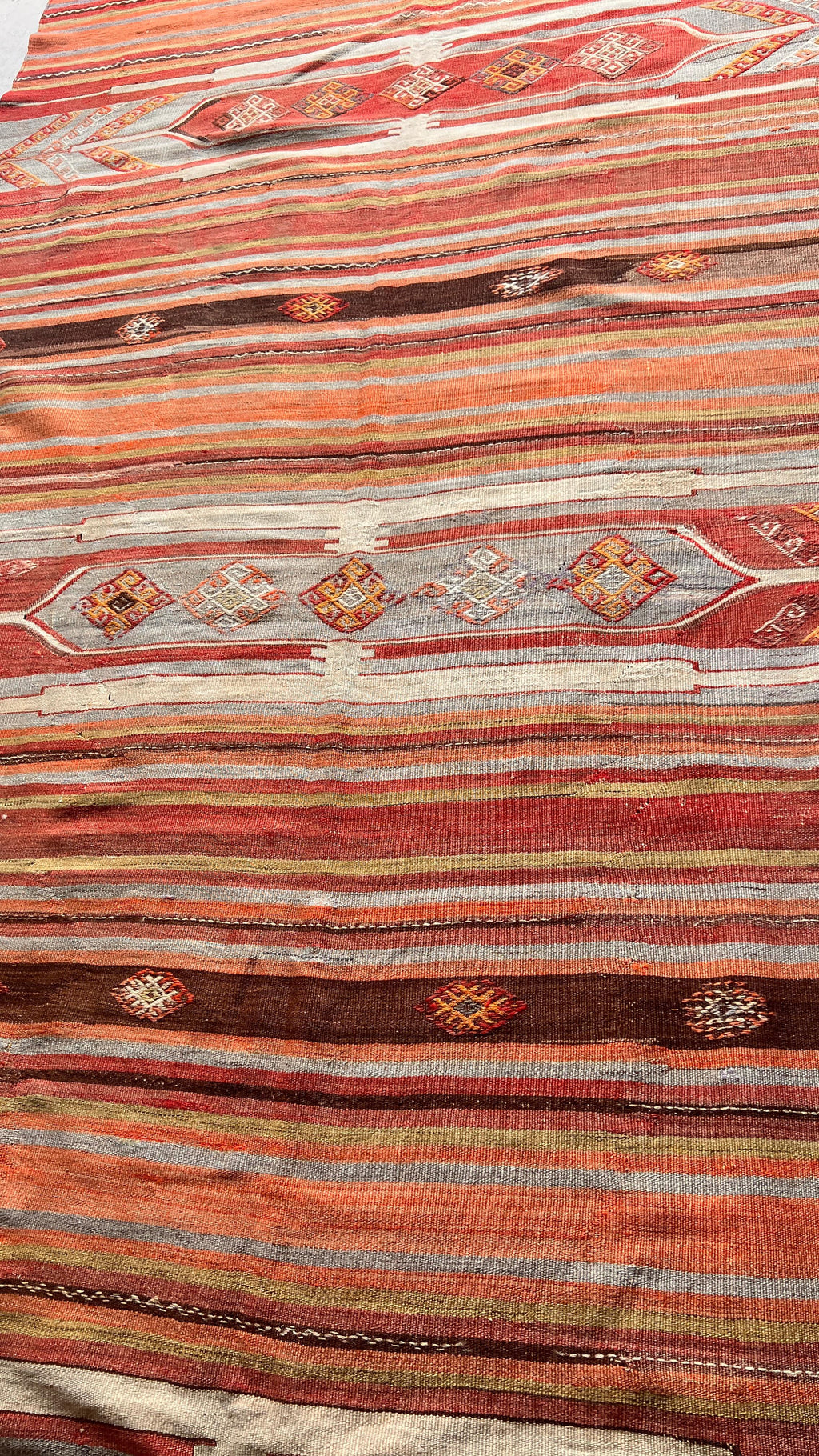 Handmade Sivas Kilim Runner – 151 × 325 cm – Vintage Turkish Wool Kilim