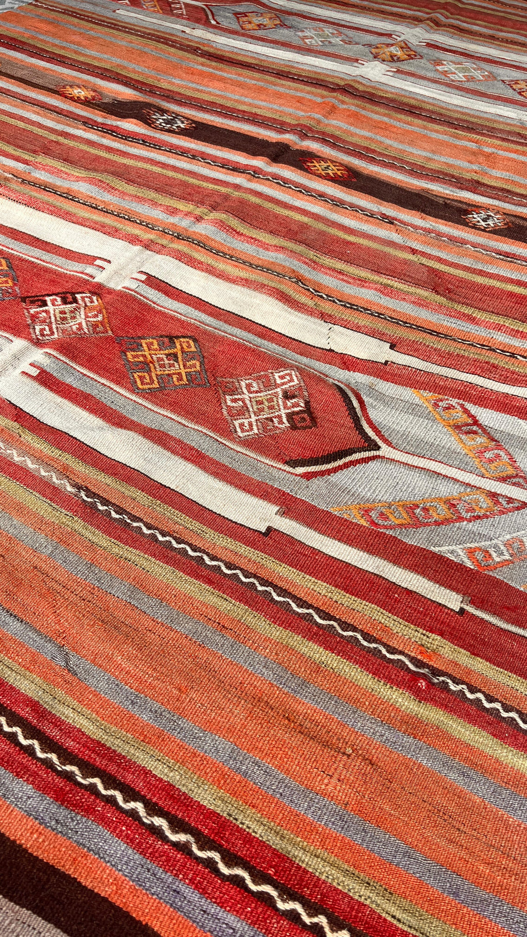 Handmade Sivas Kilim Runner – 151 × 325 cm – Vintage Turkish Wool Kilim