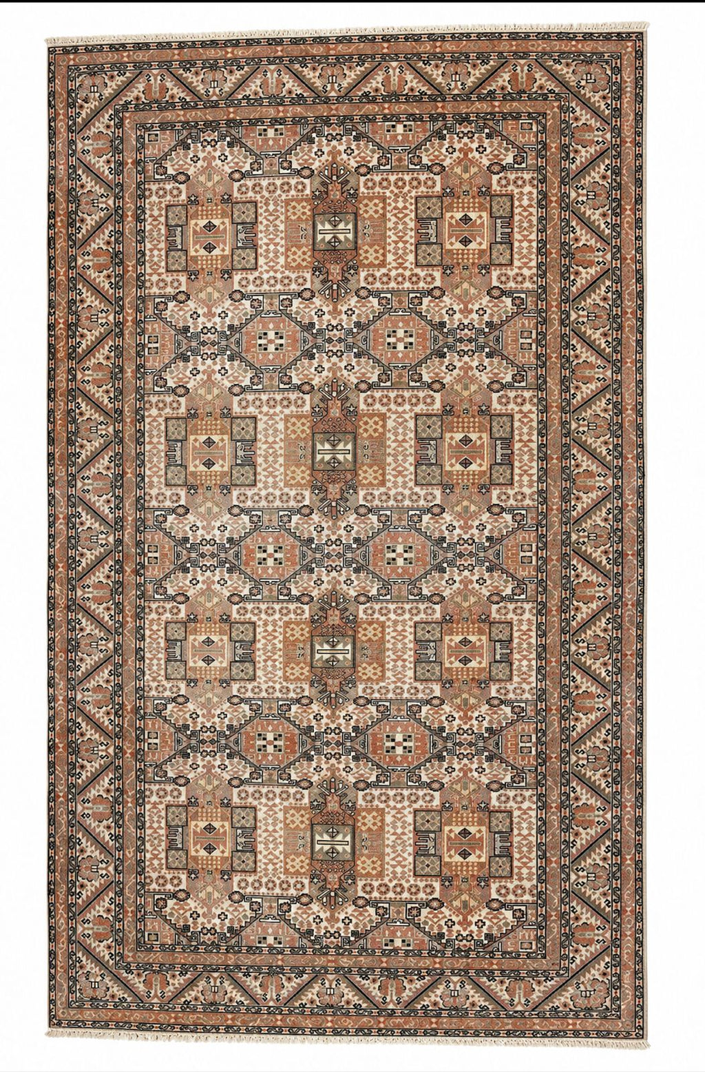 Turkish Bünyan Rug – Brown · 200 × 300 cm