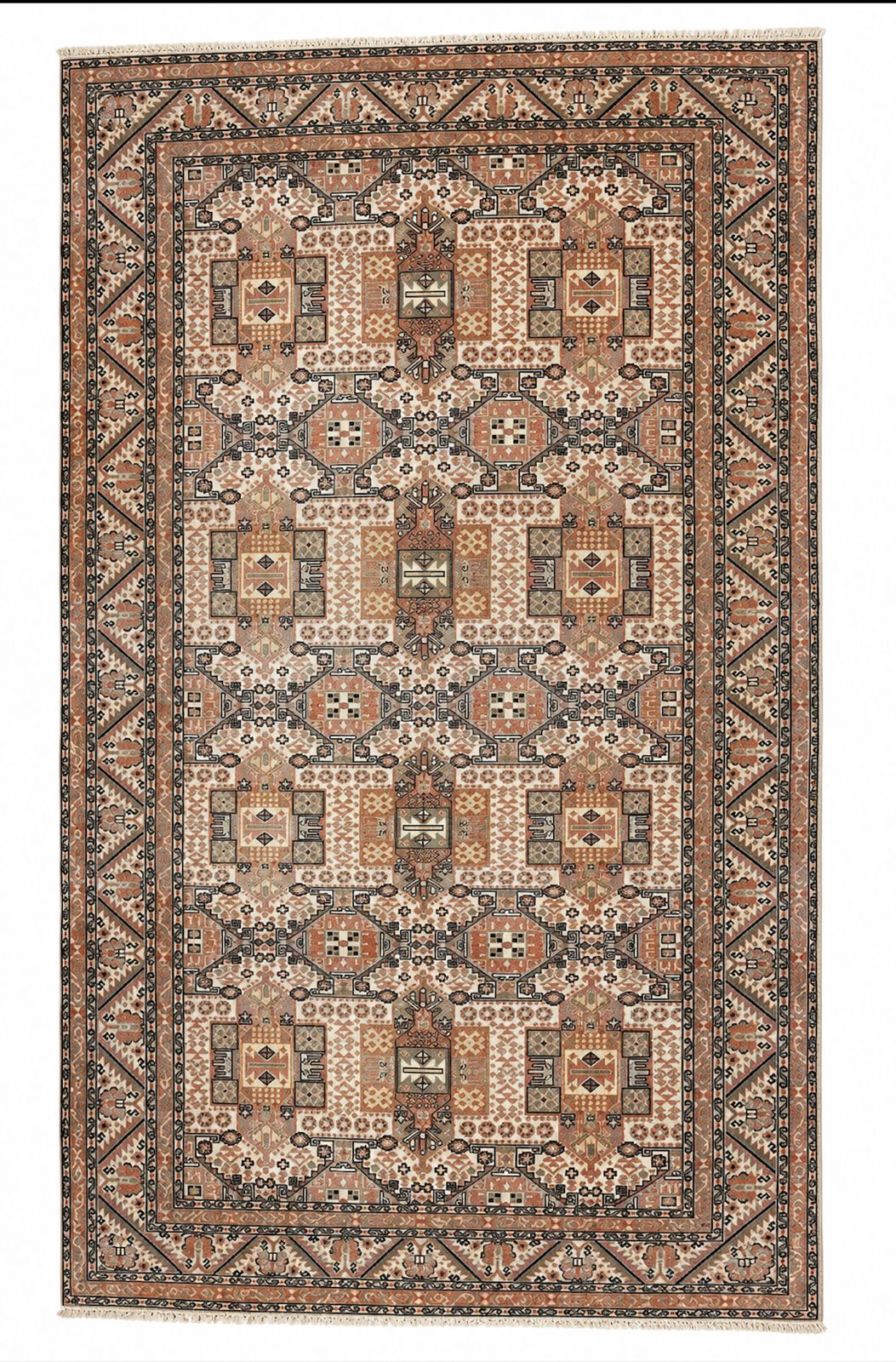 Turkish Bünyan Rug – Brown · 200 × 300 cm