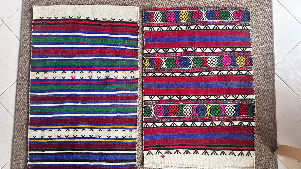 Ege Cicim Kilim Pair – Multicolour · 66 × 98 cm (2 Pieces)