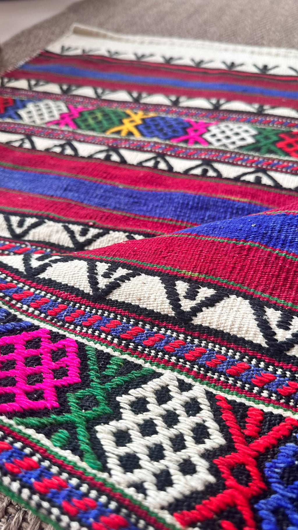 Ege Cicim Kilim Pair – Multicolour · 66 × 98 cm (2 Pieces)