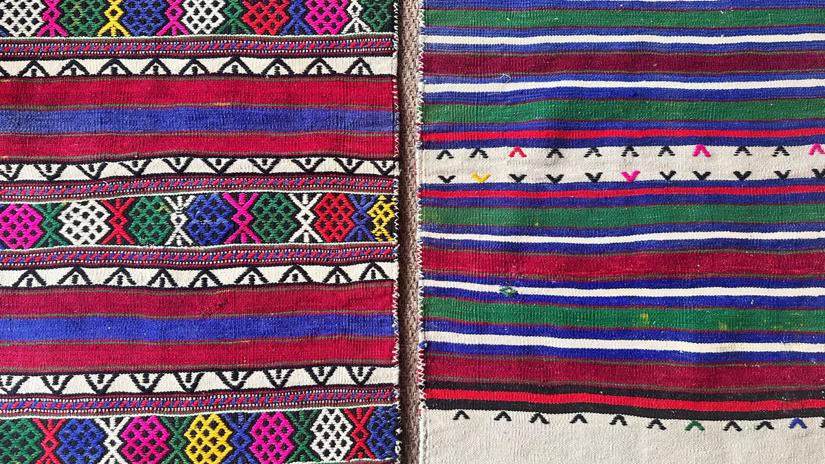 Ege Cicim Kilim Pair – Multicolour · 66 × 98 cm (2 Pieces)