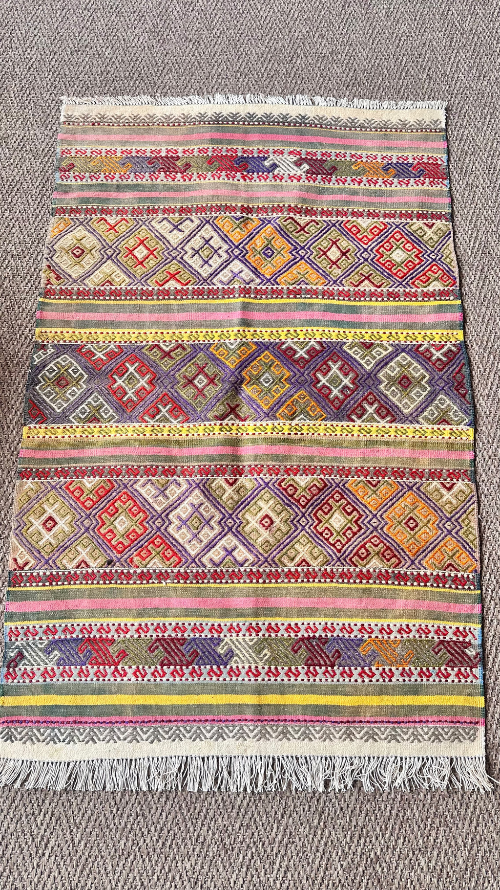 Aksaray Cicim Kilim – Multicolour · 79 × 125 cm
