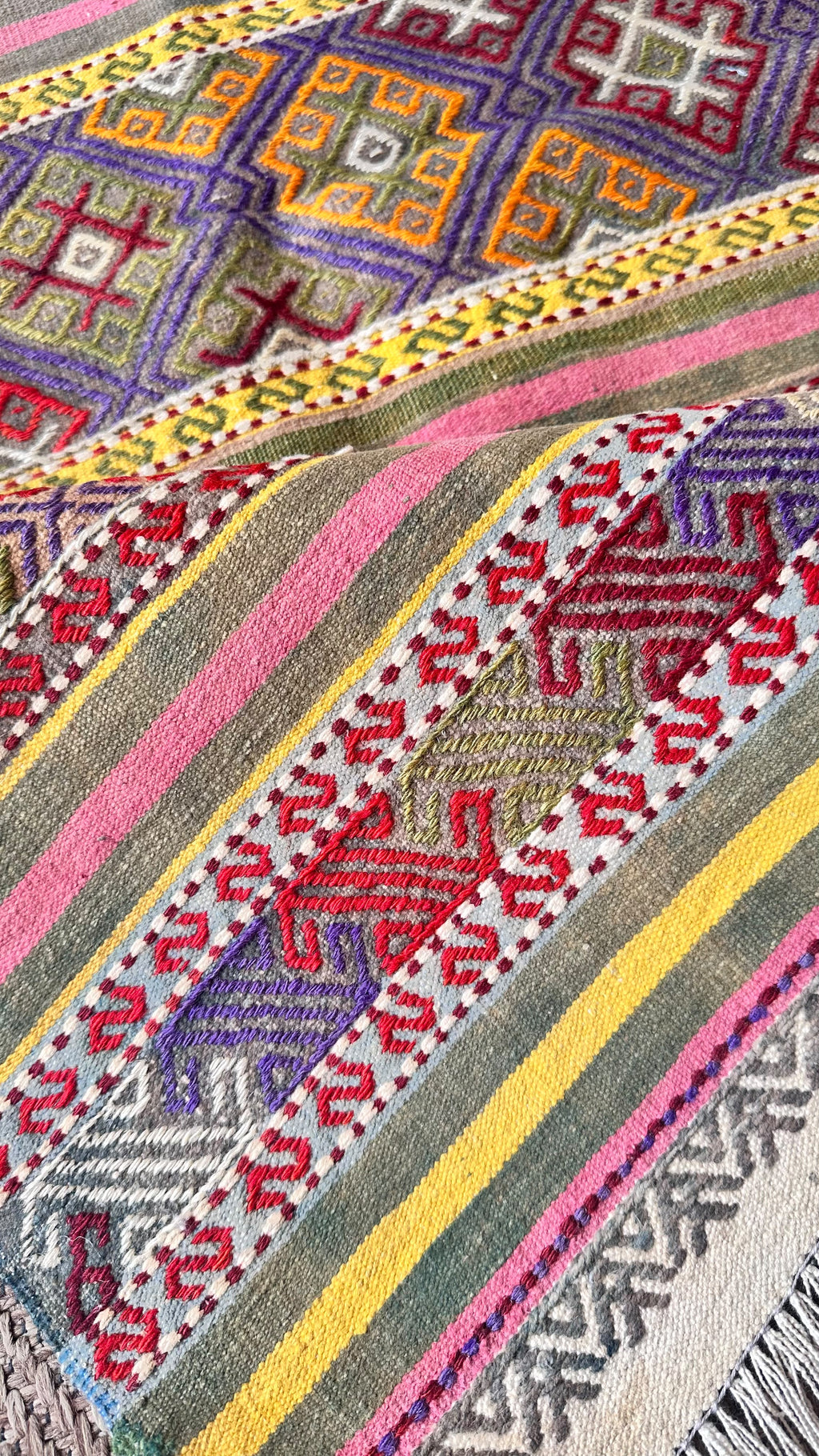 Aksaray Cicim Kilim – Multicolour · 79 × 125 cm