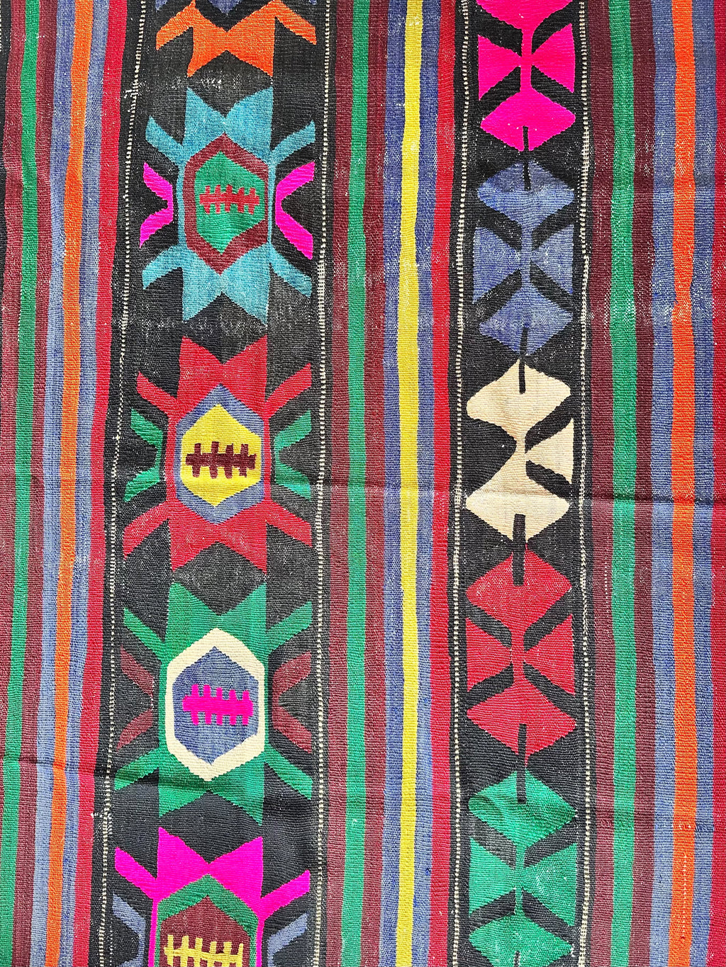 Vintage Afyon Kilim – Multicolour · 147 × 197 cm