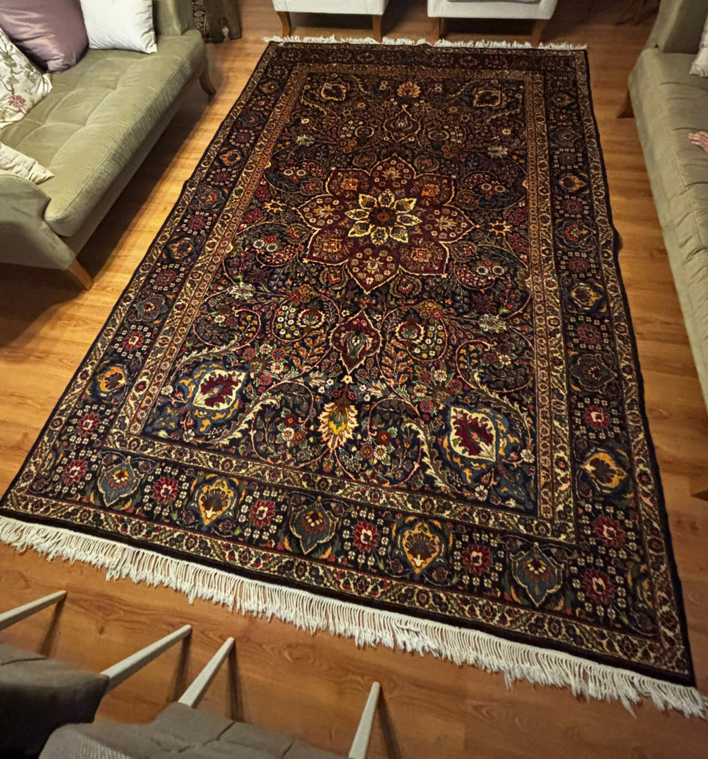 Persian Goy Tabriz Rug 222 × 330 cm | Handmade Wool Rug