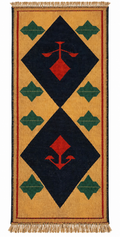 Oushak Kilim Runner – Sand · 113 × 223 cm
