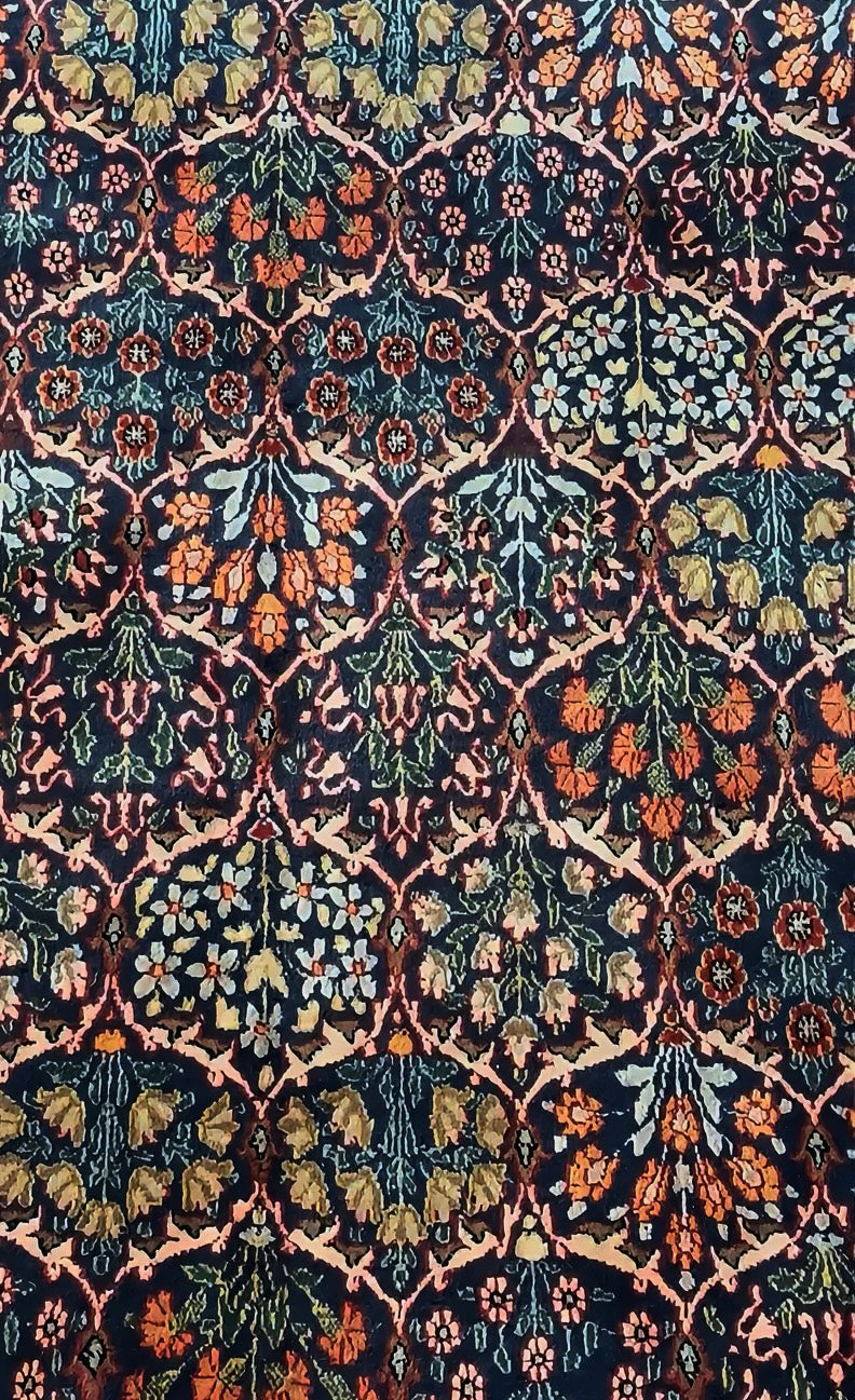 Hereke Handwoven Wool Rug – 160×250 cm | Classic Turkish Floral Carpet