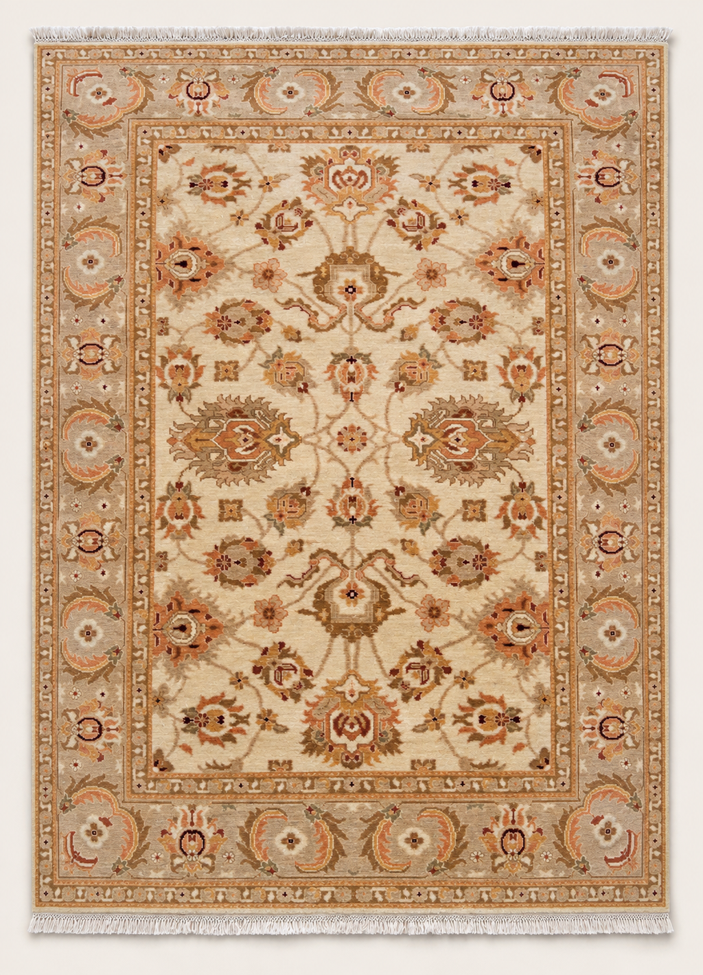 Ottoman Oushak Rug – Beige · 173 × 240 cm
