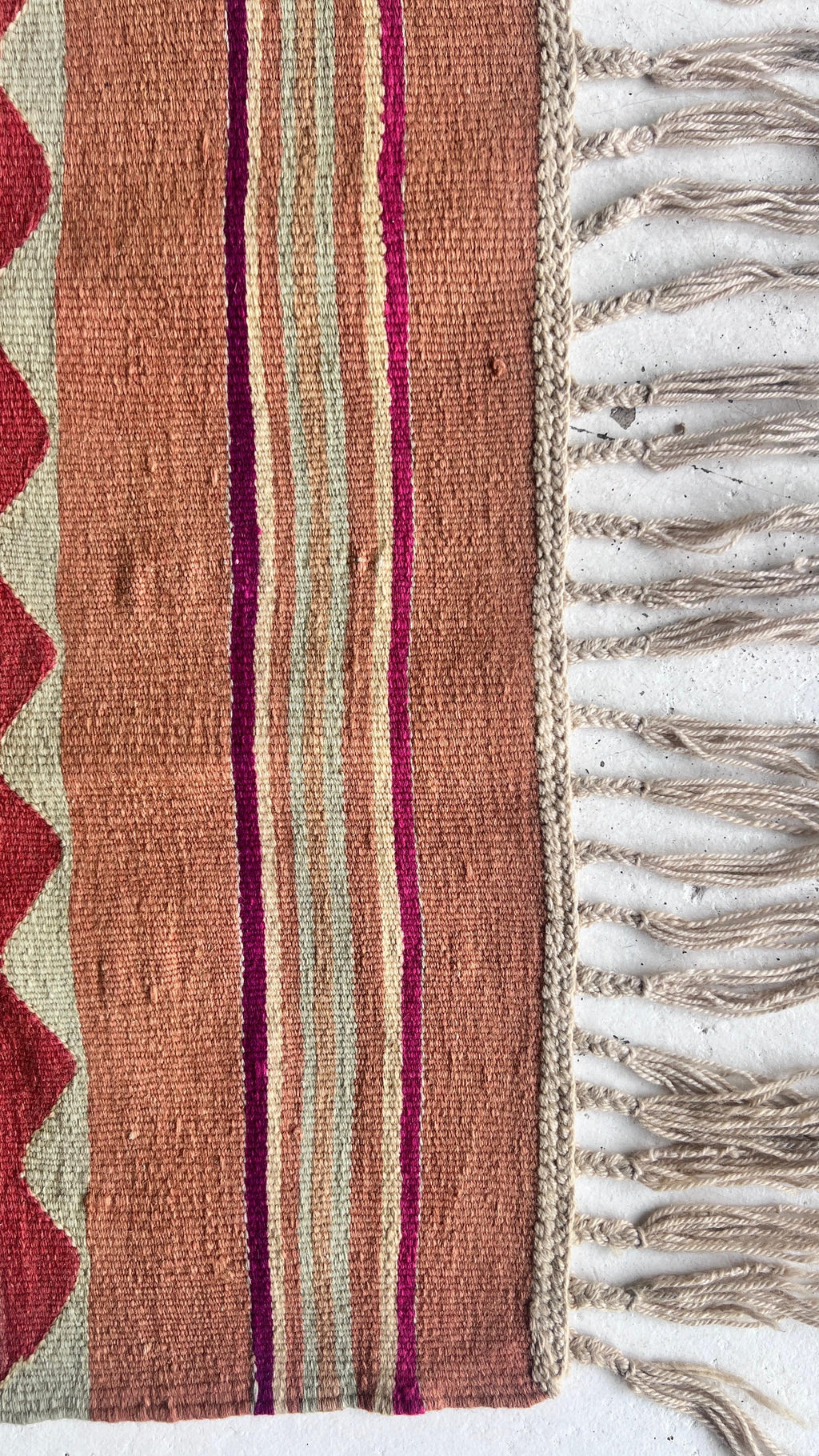 Vintage Turkish Cicim Kilim 163x181 cm – Handwoven Wool Rug – Tribal Bohemian Flatweave